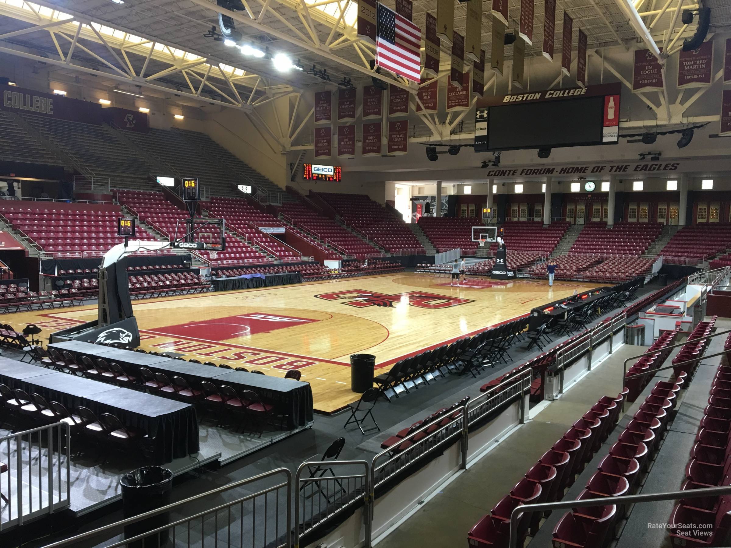 section p, row 5 seat view  - conte forum