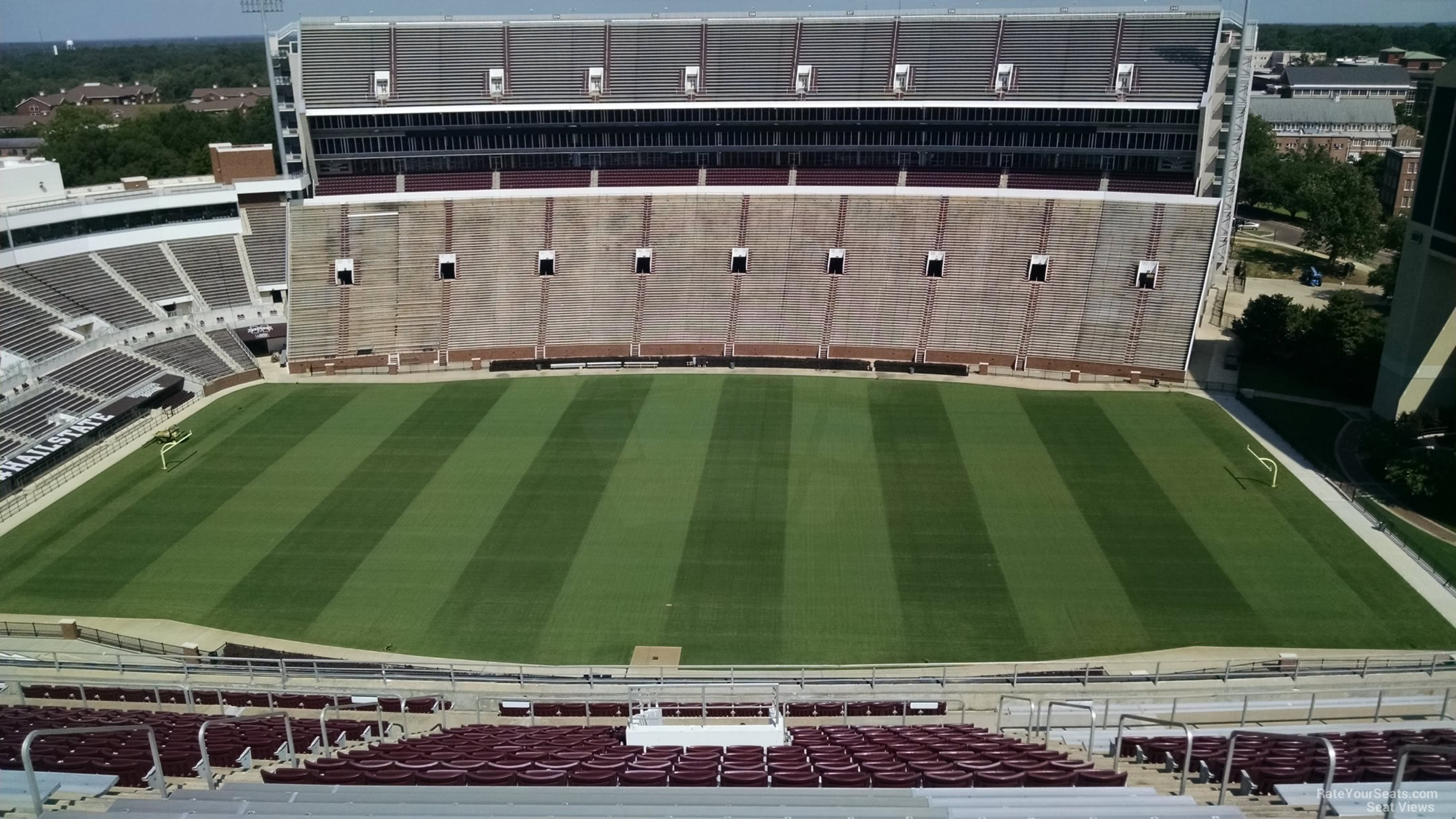 section 306, row 25 seat view  - davis wade stadium