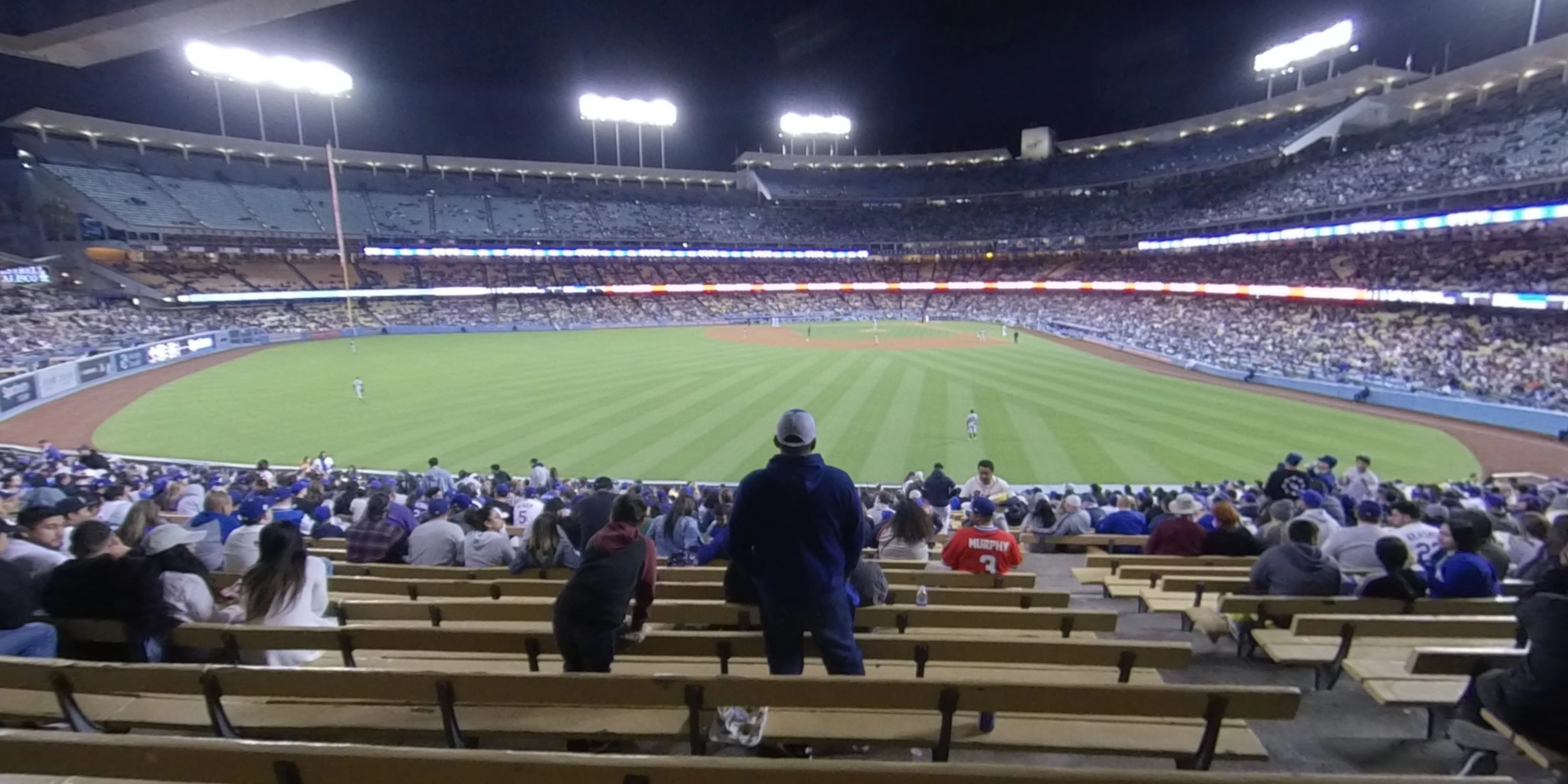 section 305 panoramic seat view  - dodger stadium