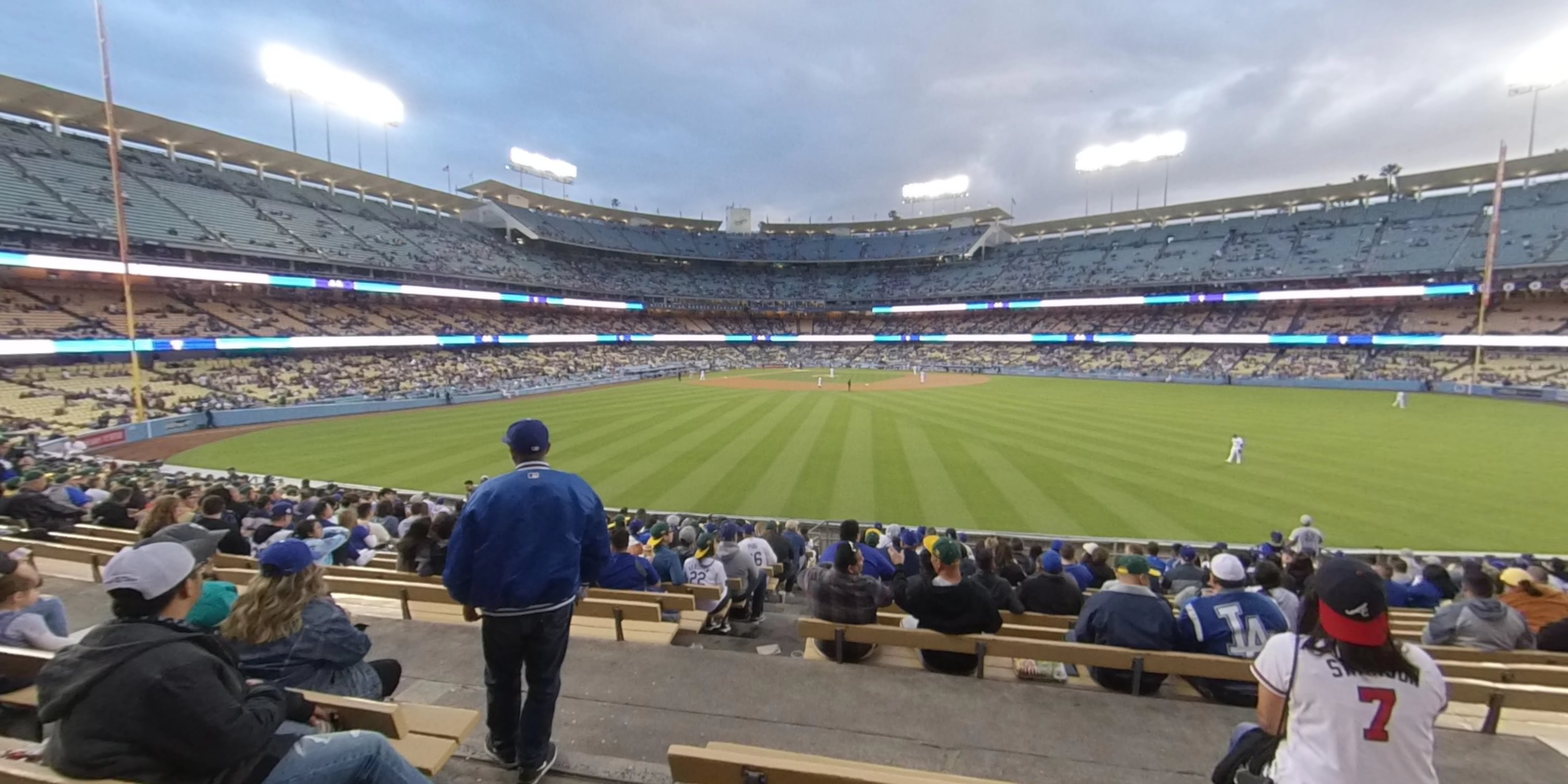 section 310 panoramic seat view  - dodger stadium