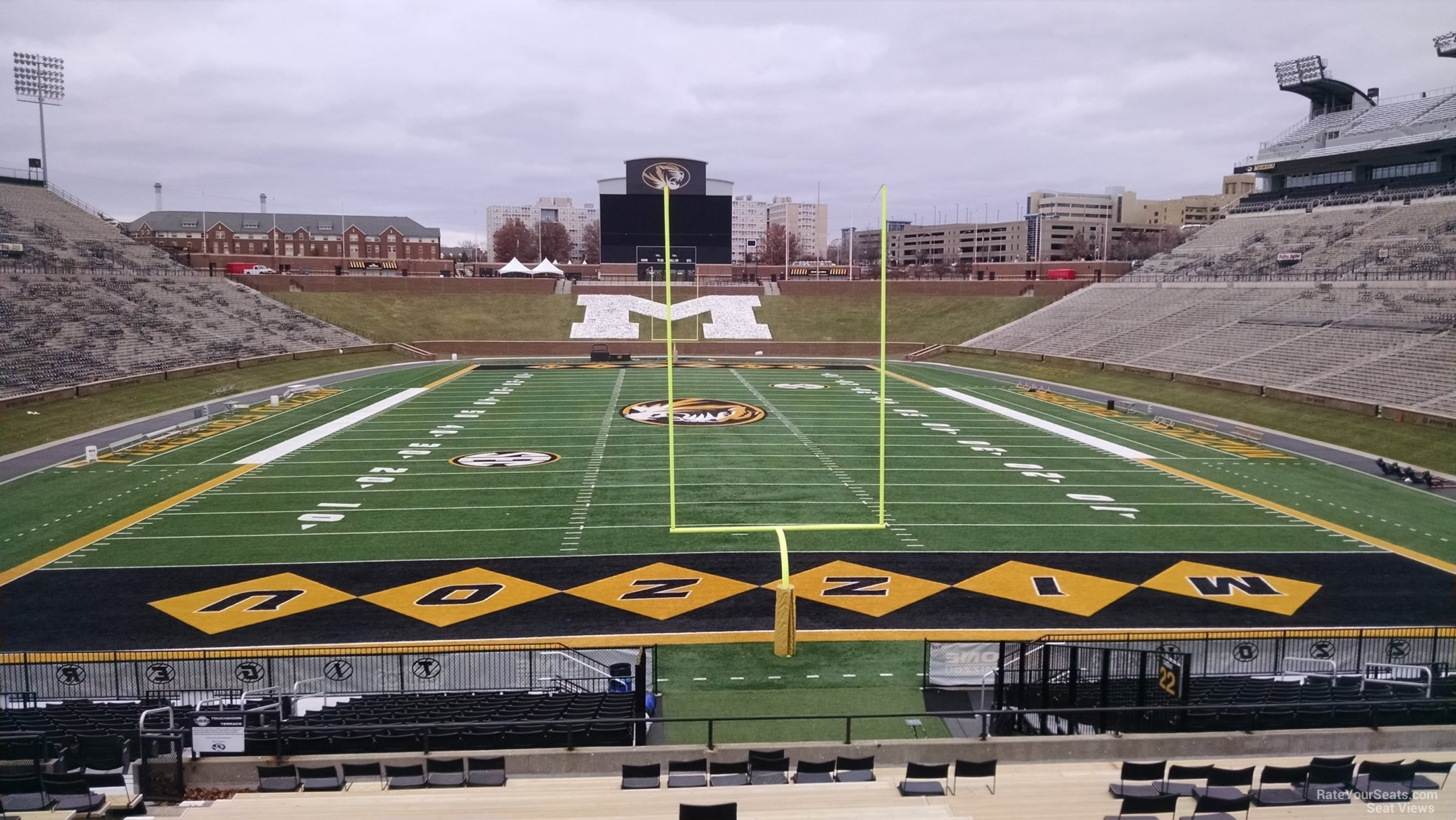 faurot field section 9 rateyourseats com faurot field seating chart rows
