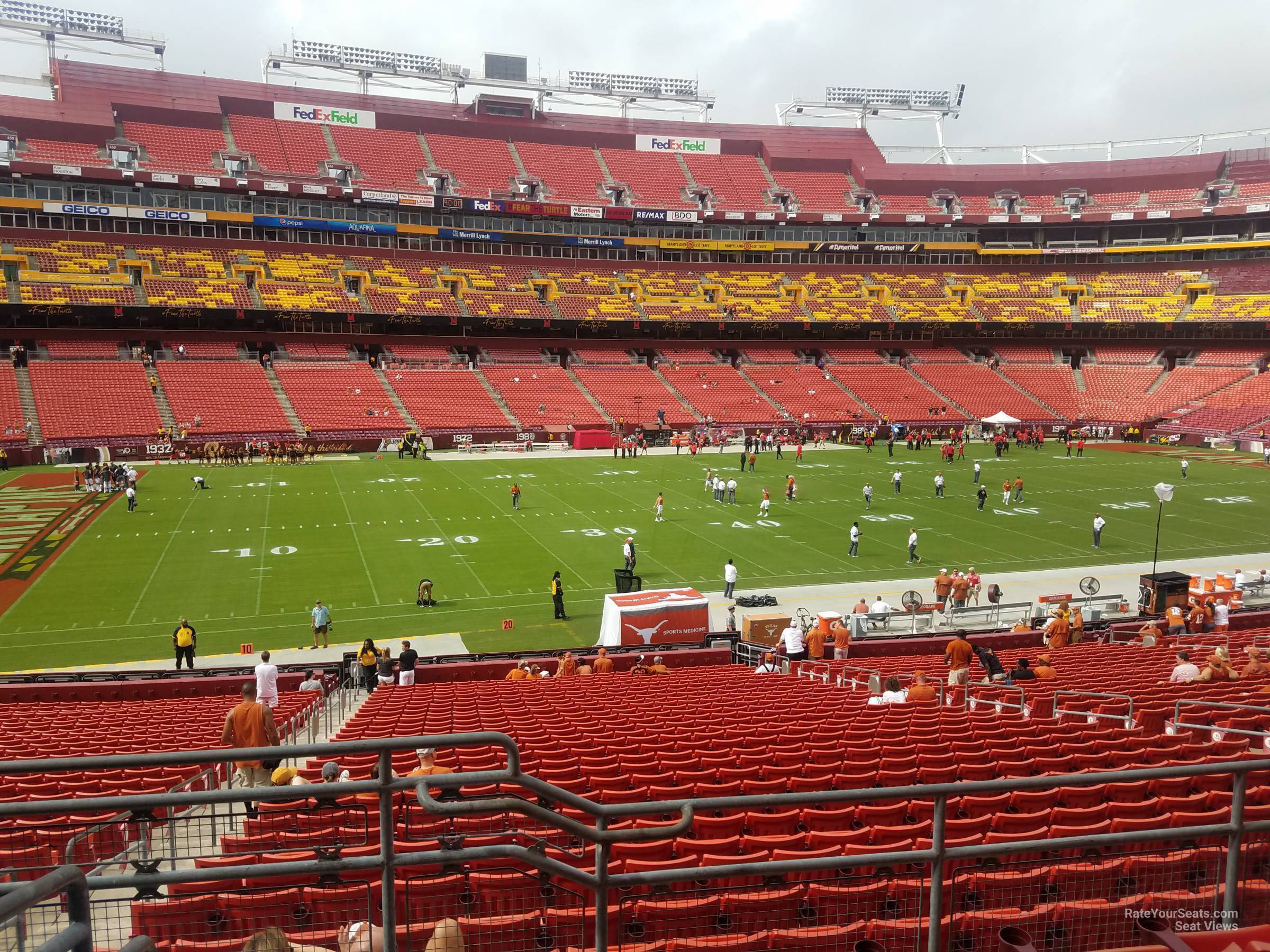 section 224, row 4 seat view  - fedexfield