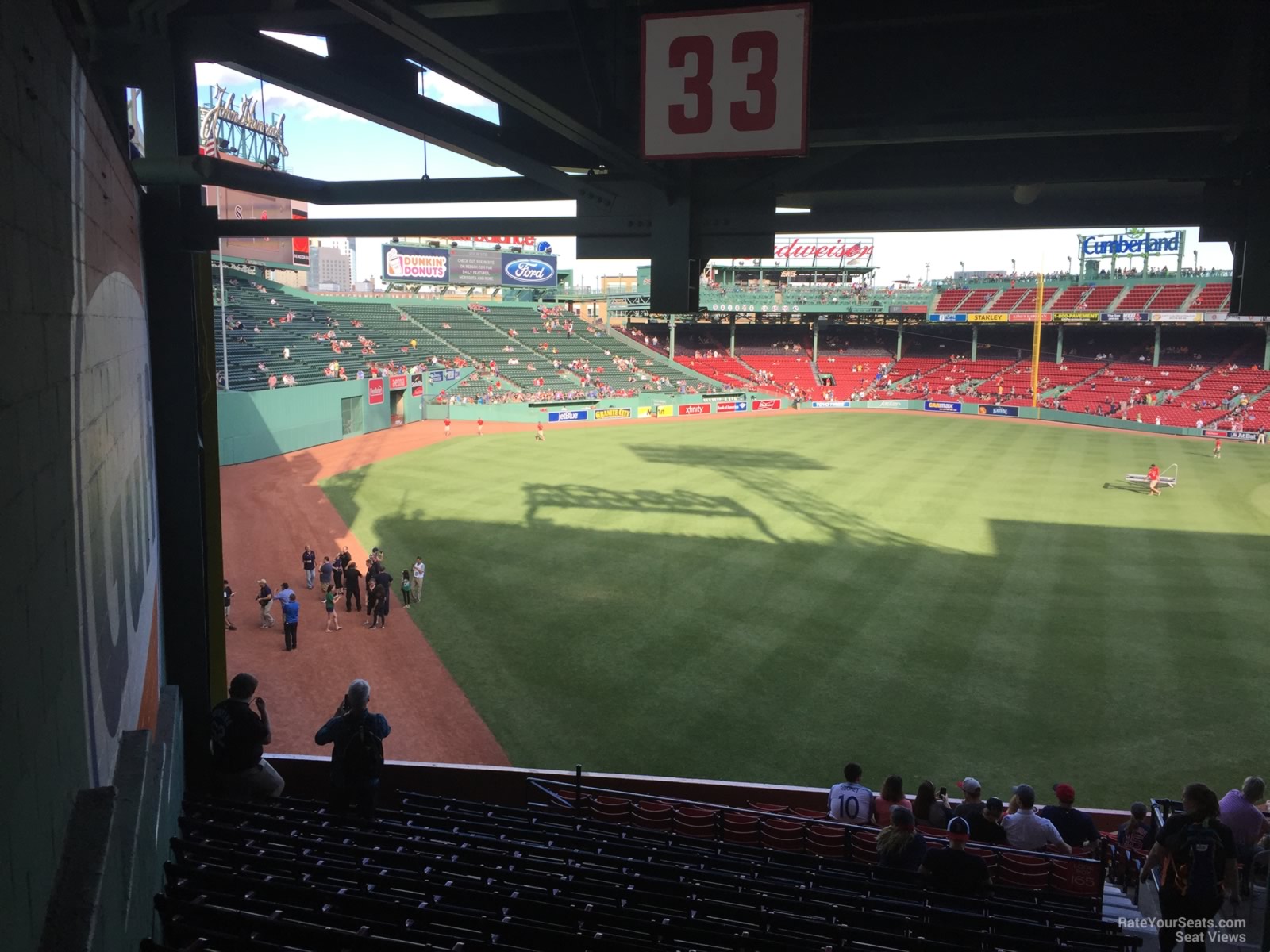 fenway park grandstand 33 rateyourseats com fenway park concert seating chart with seat numbers