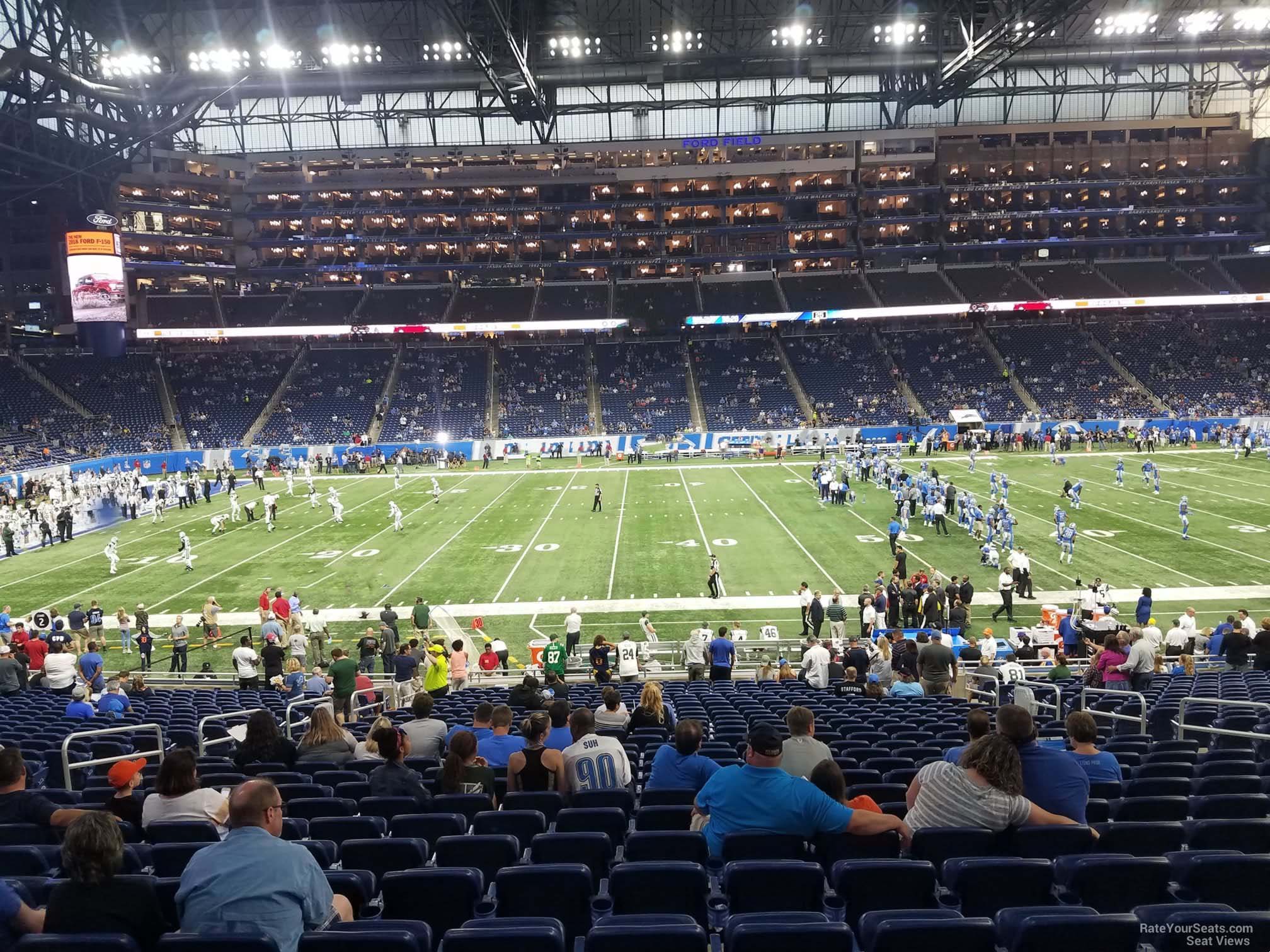 Ford Field Section 126 Detroit Lions