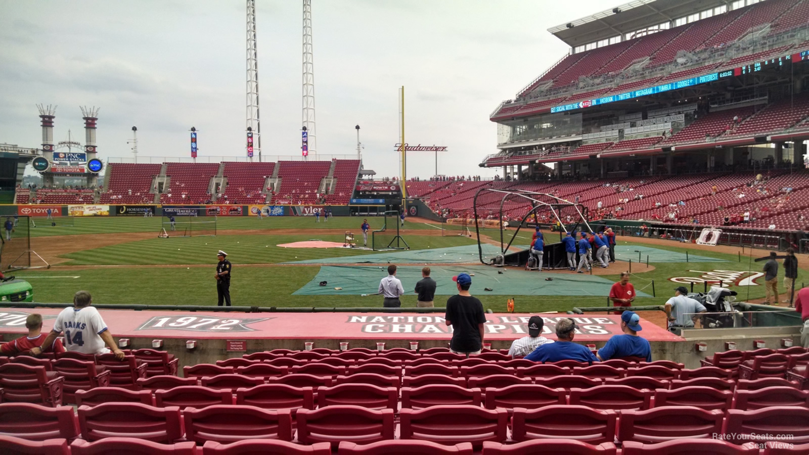 Great American Ball Park Section 118 Cincinnati Reds