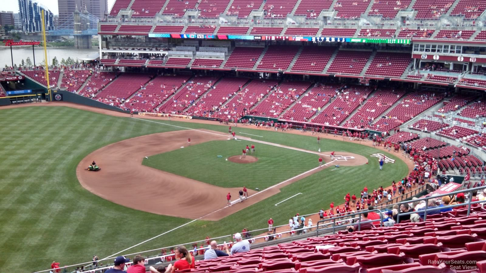 great american ball park section 413 cincinnati reds cincinnati reds seating chart with seat numbers