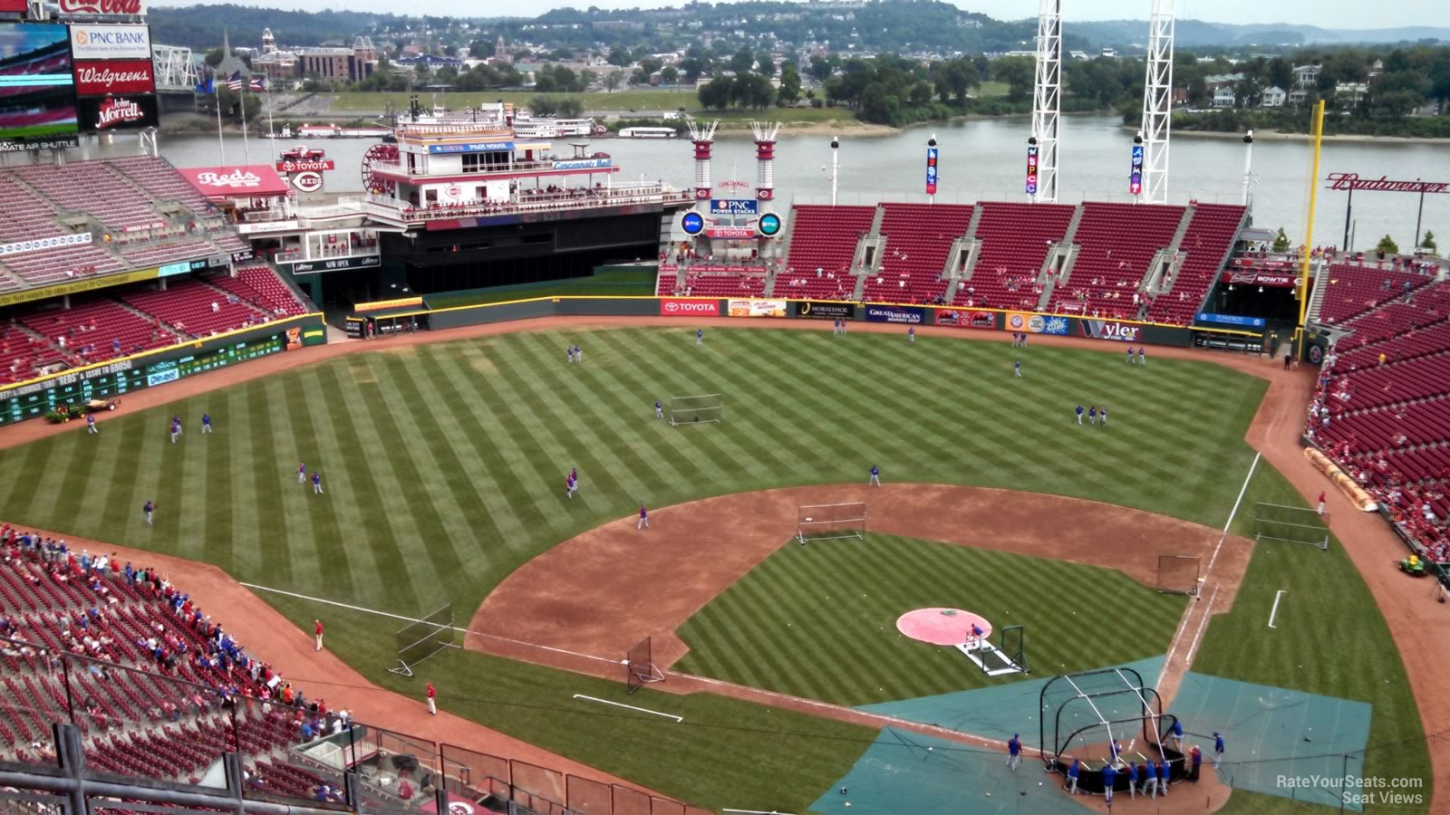 great american ball park section 520 cincinnati reds gabp concert seating chart