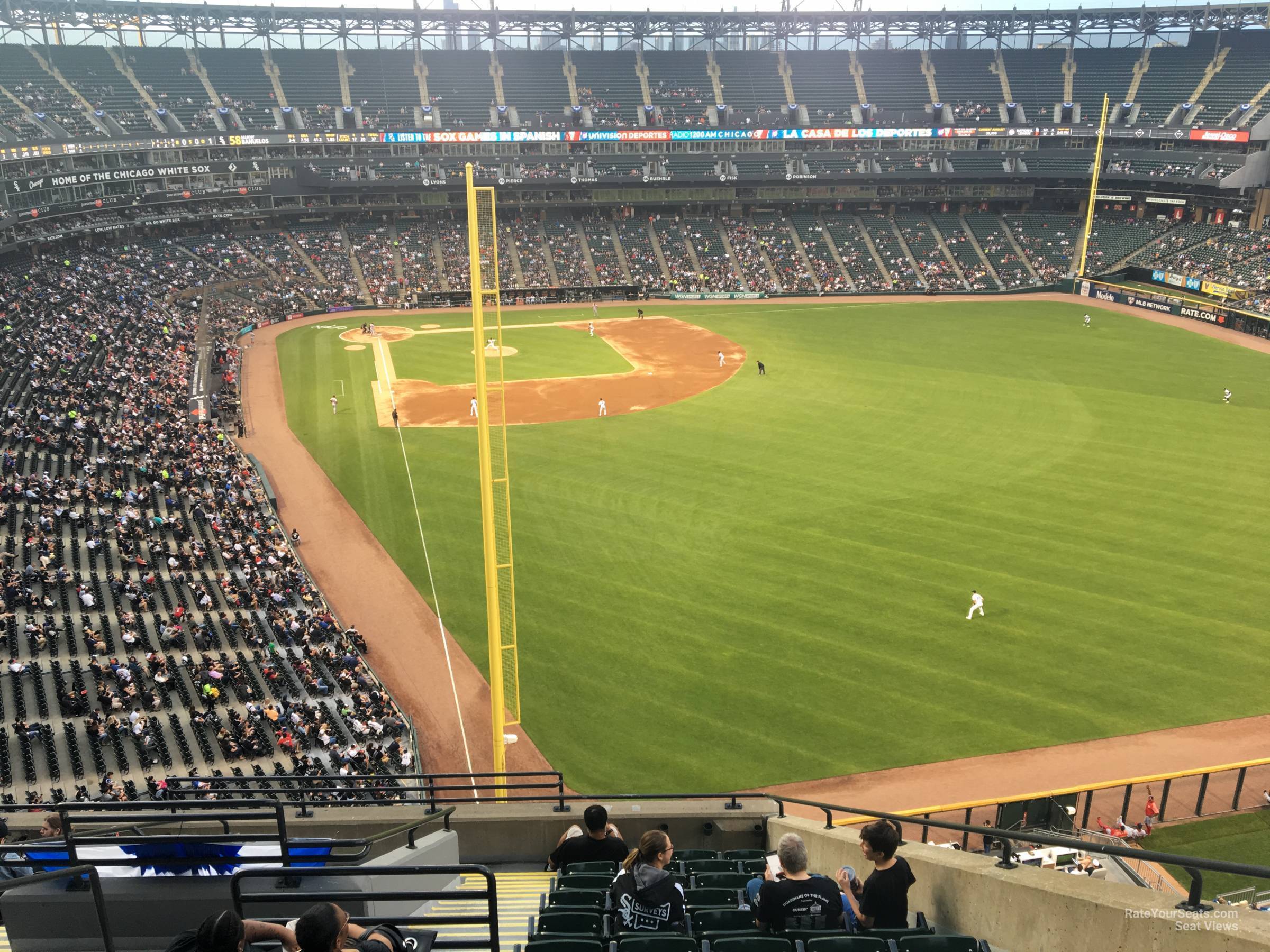 section 506, row 12 seat view  - guaranteed rate field