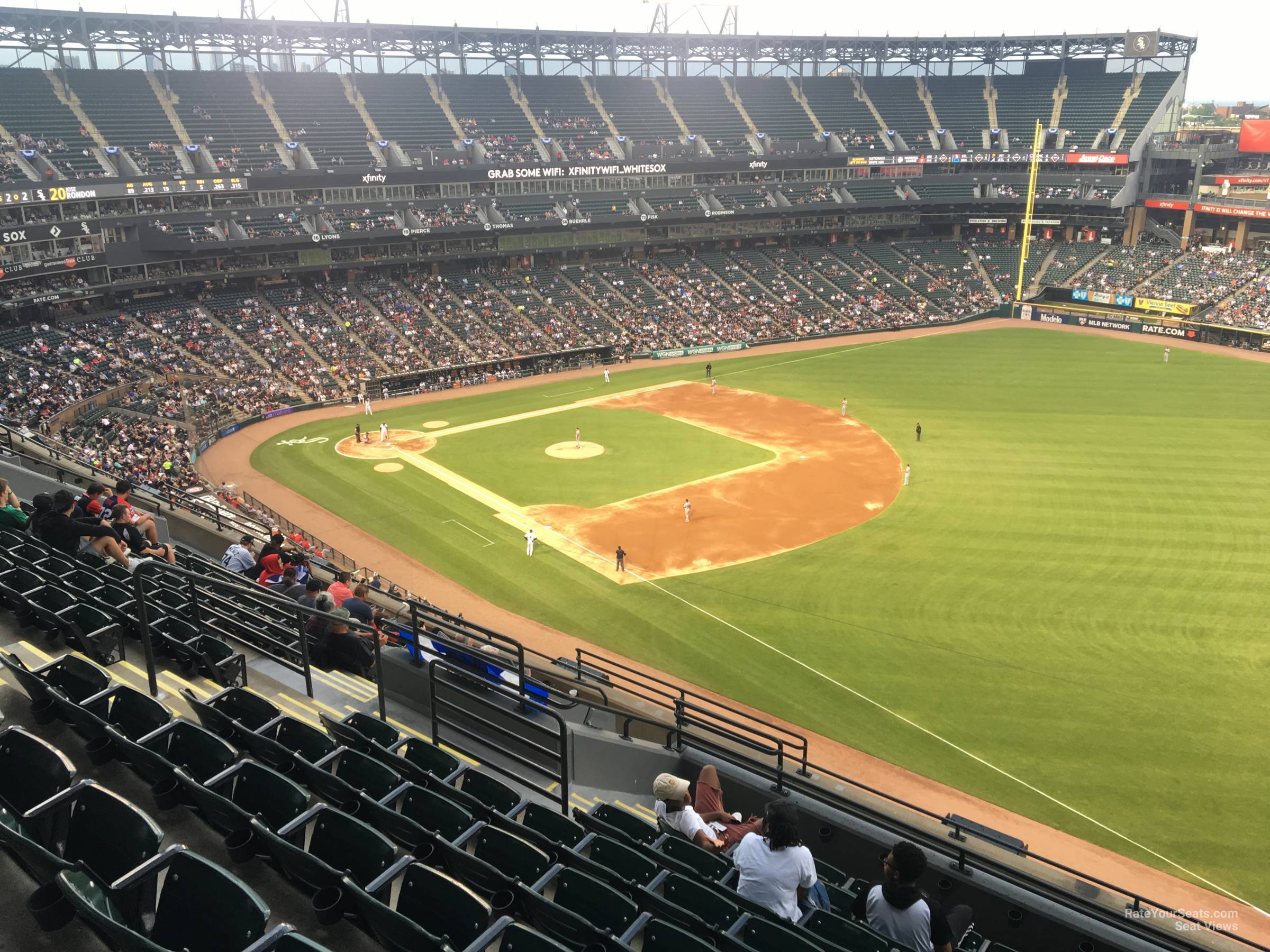 section 514, row 12 seat view  - guaranteed rate field