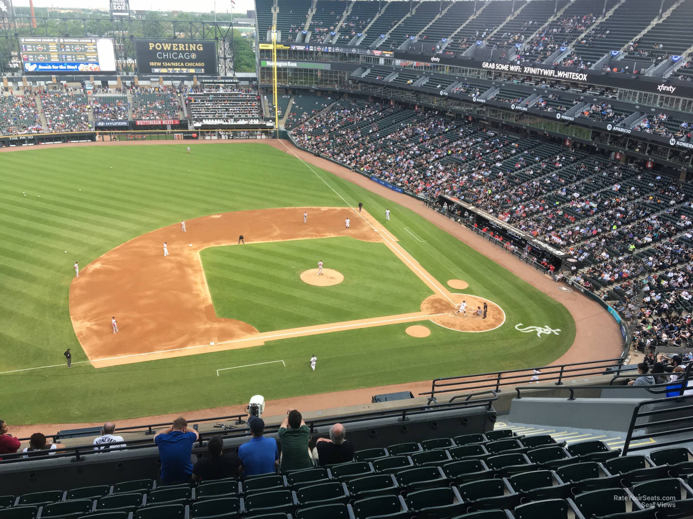 section 540, row 12 seat view  - guaranteed rate field