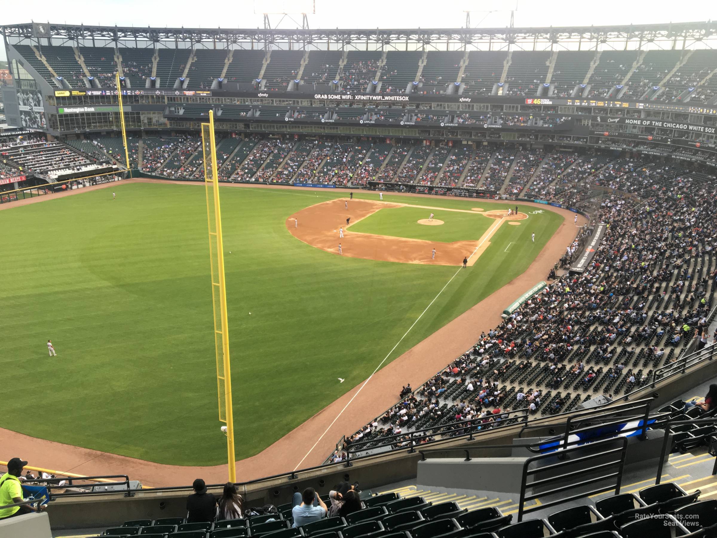 section 556, row 12 seat view  - guaranteed rate field