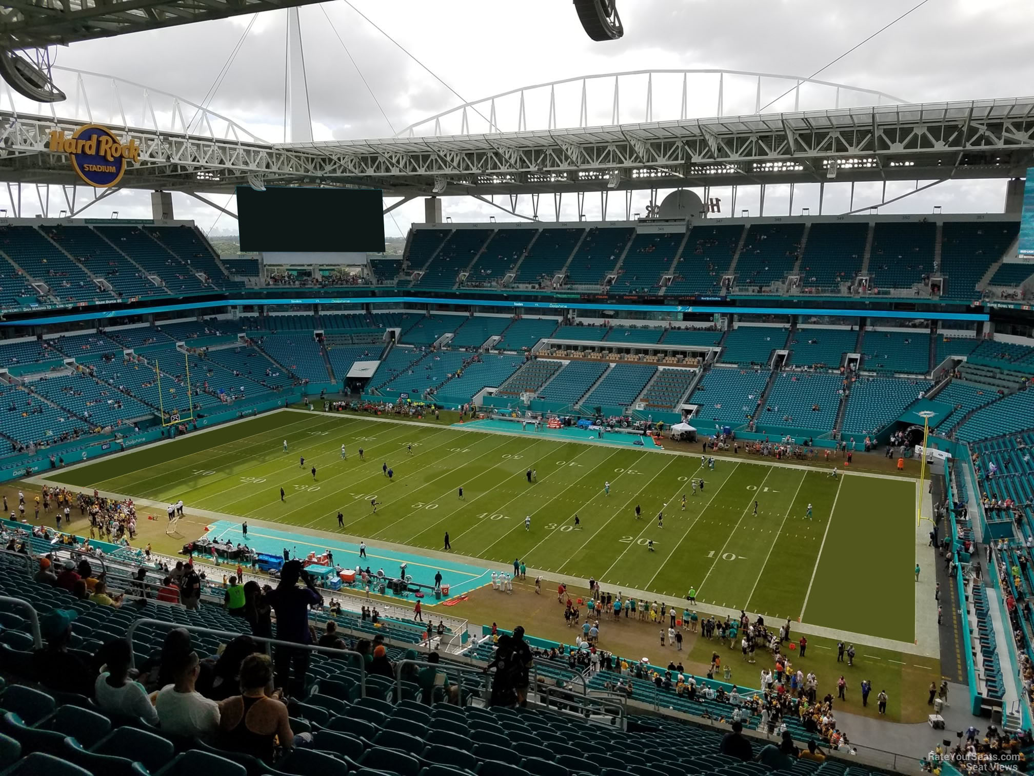 hard rock stadium section 314 miami dolphins miami hurricanes seating chart