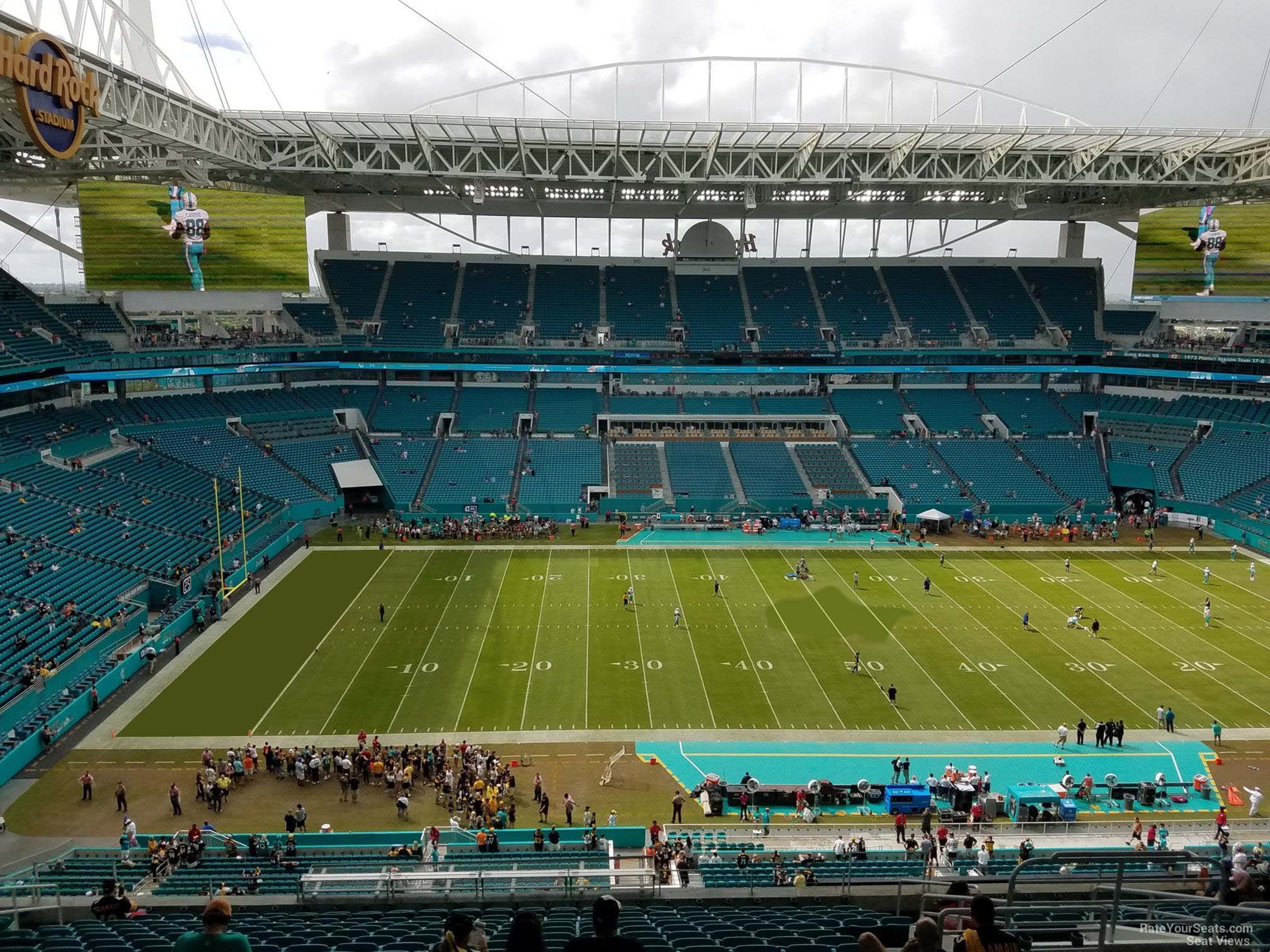 Hard Rock Stadium Section 320 Miami Dolphins