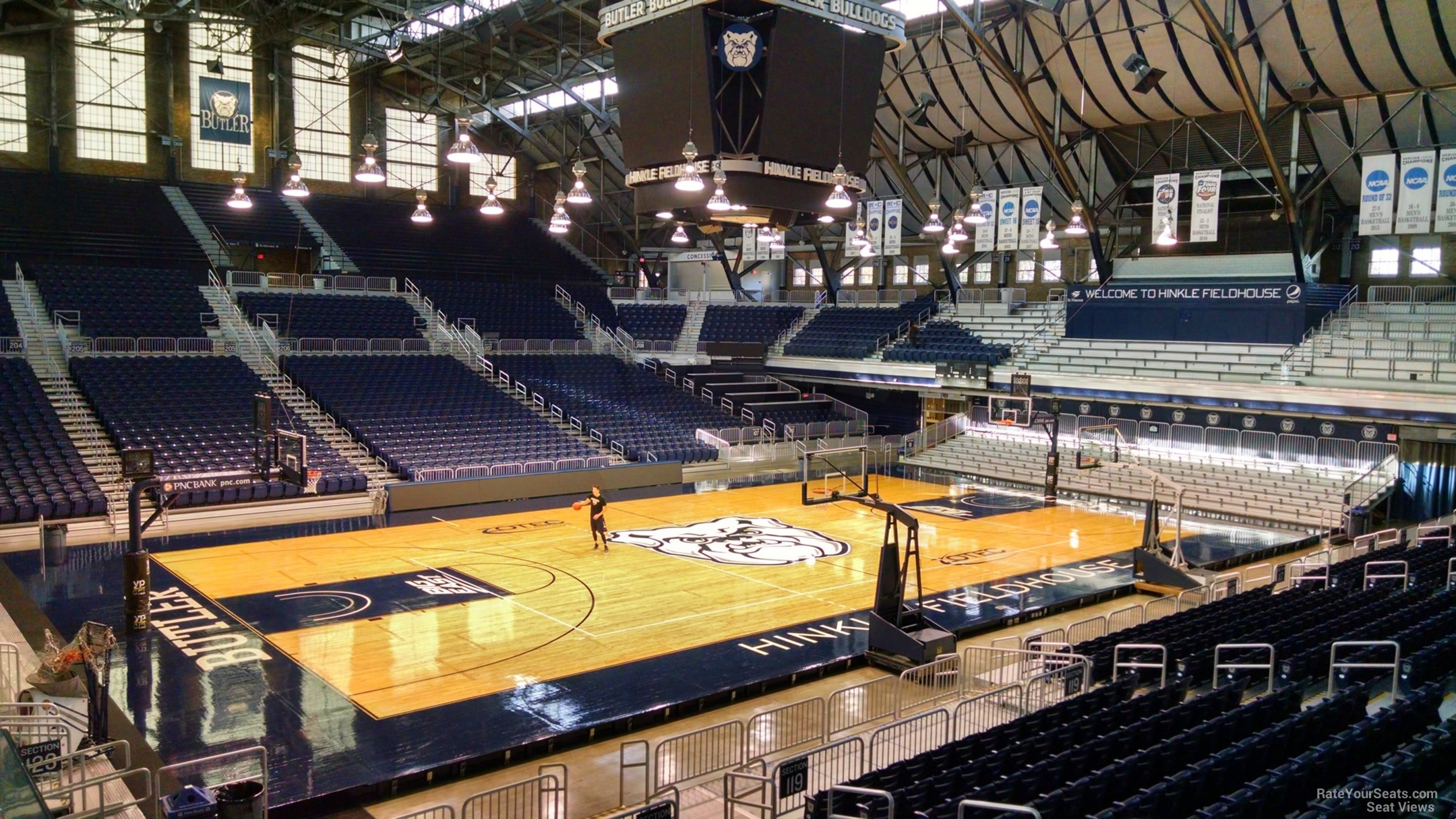 16 Luxury Hinkle Fieldhouse Seating Chart Hinkle Fieldhouse Section 221 Row 3 On 10 26 2017k Seating Chart