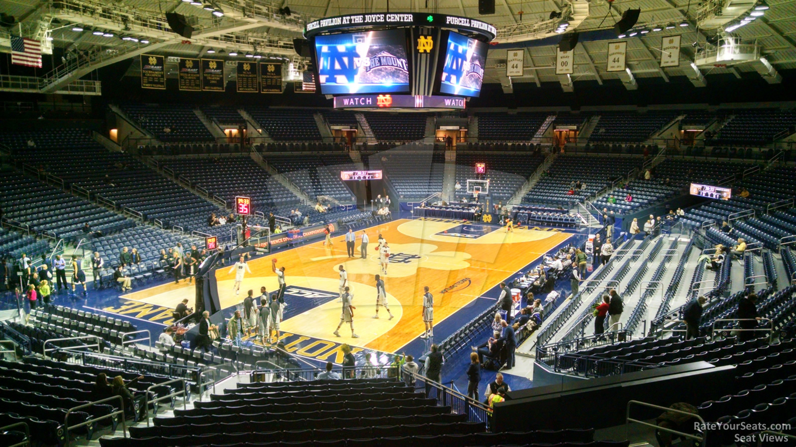 joyce center section 104 rateyourseats com purcell pavilion seating chart