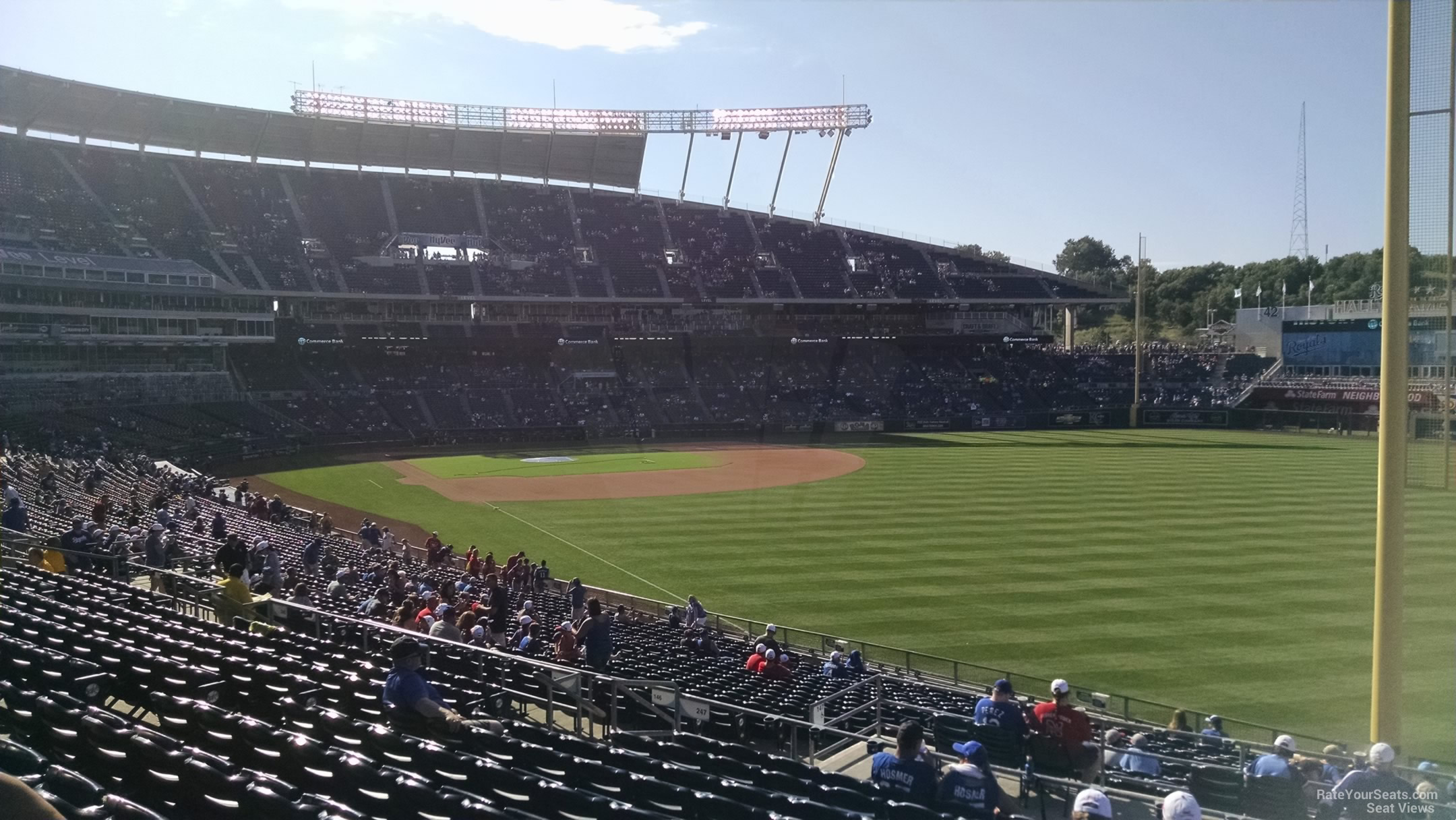Kauffman Stadium Section 247 - RateYourSeats.com