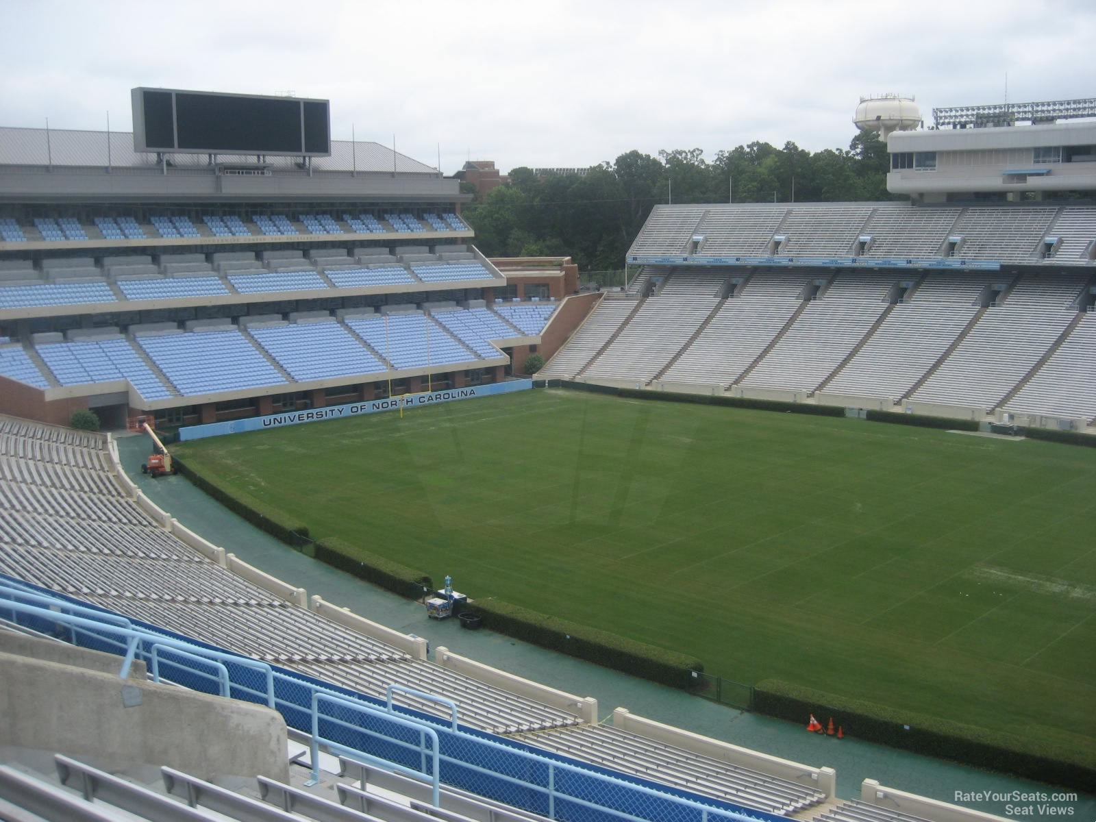 kenan memorial stadium section 210 rateyourseats com blue jackets seating chart