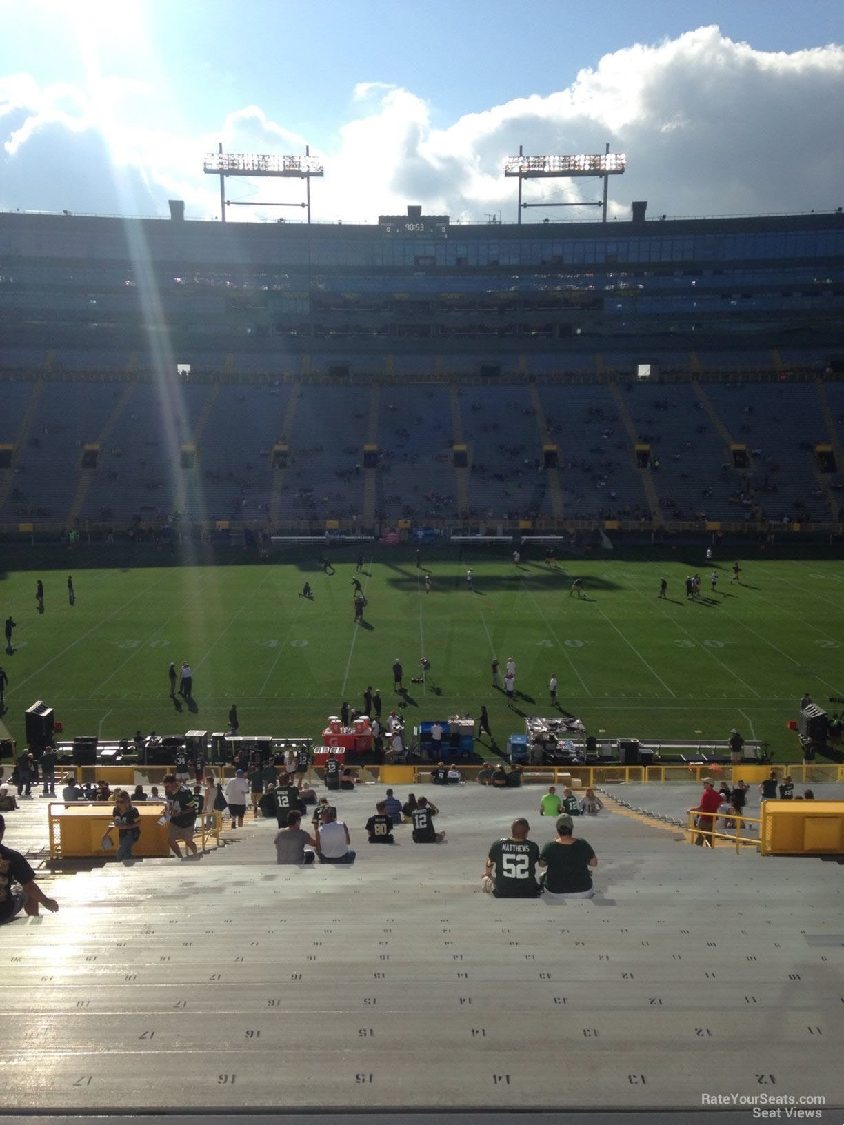 Lambeau Field Section 119
