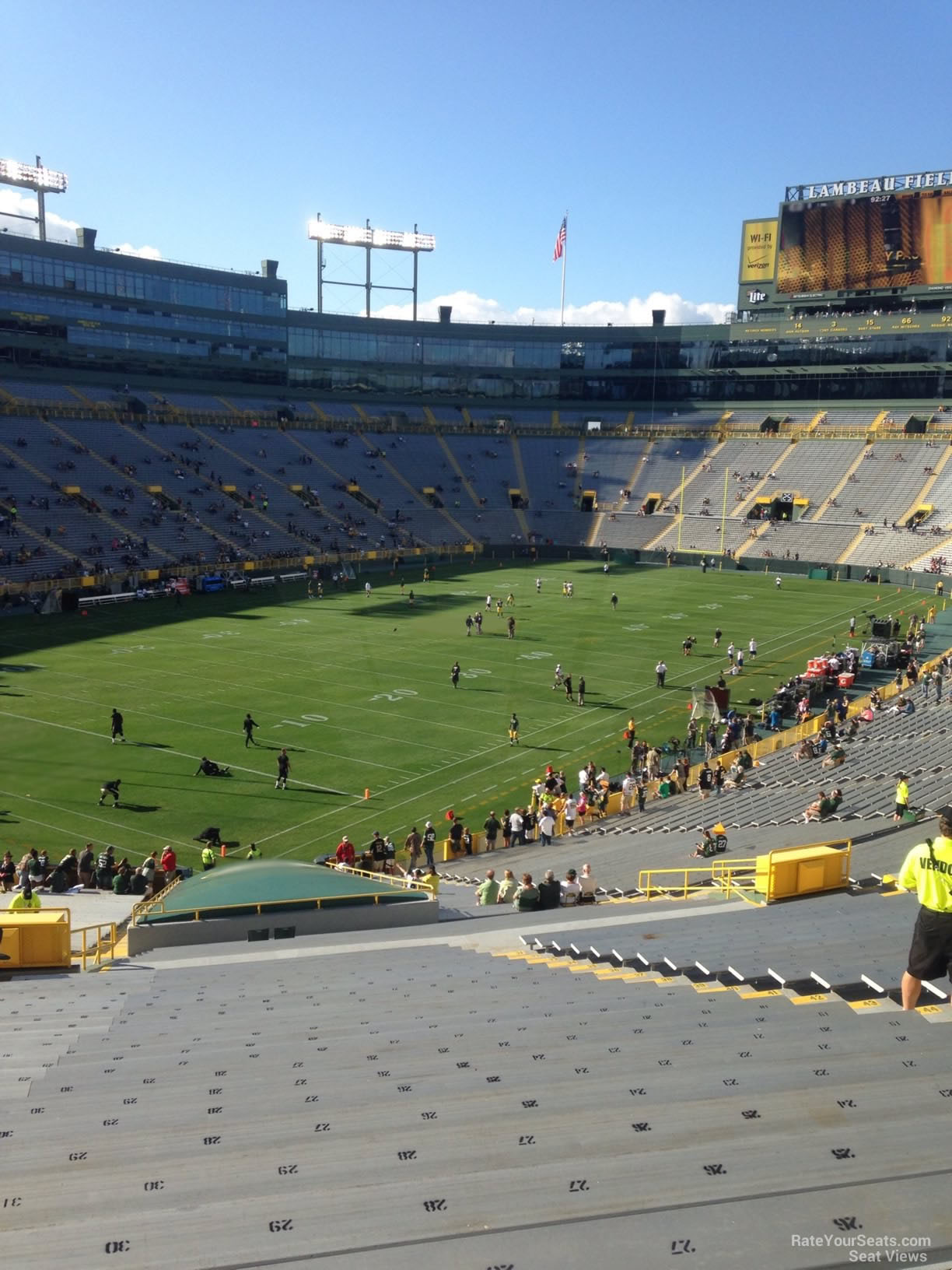 Lambeau Field Stadium Seat View - 4lmg15n
