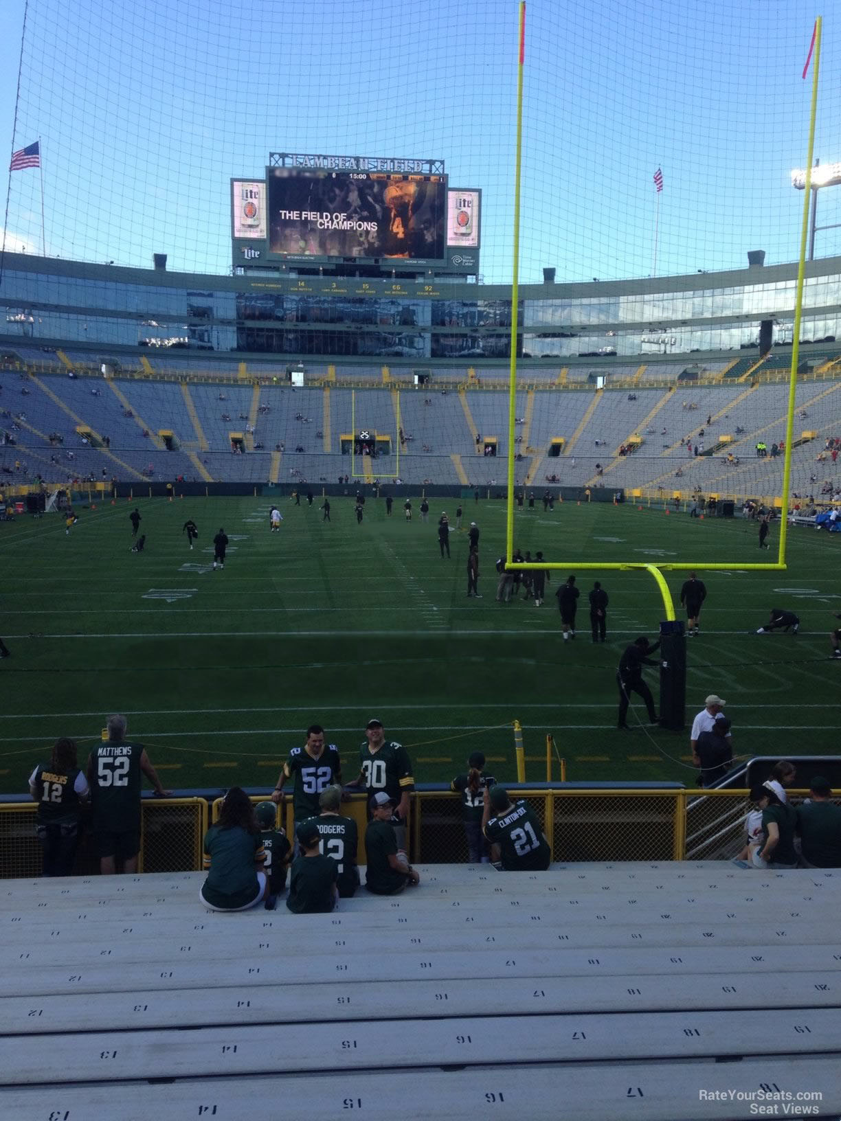 Lambeau Field Section 138 Green Bay Packers