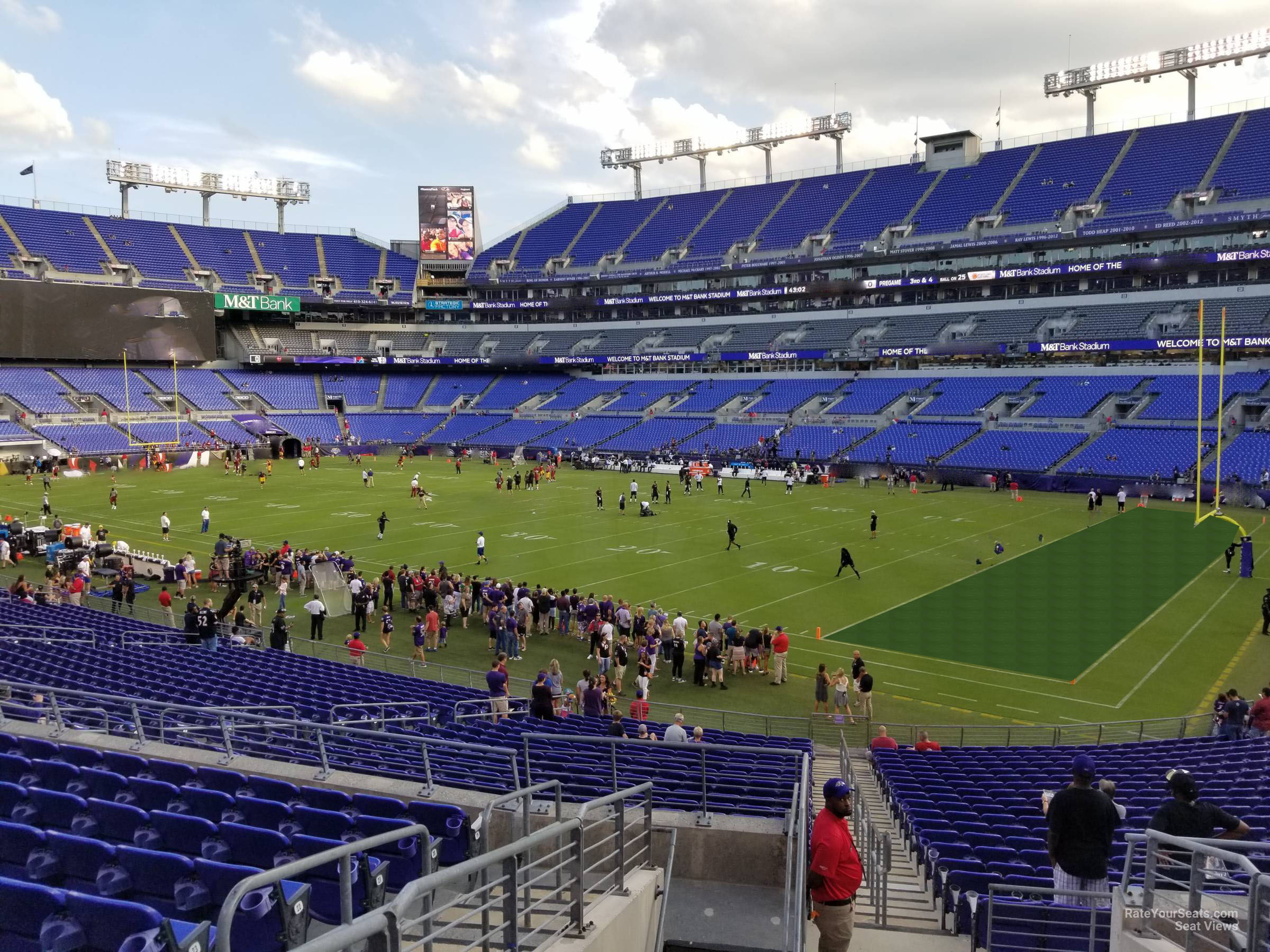 section 147, row 28 seat view  for football - m&t bank stadium