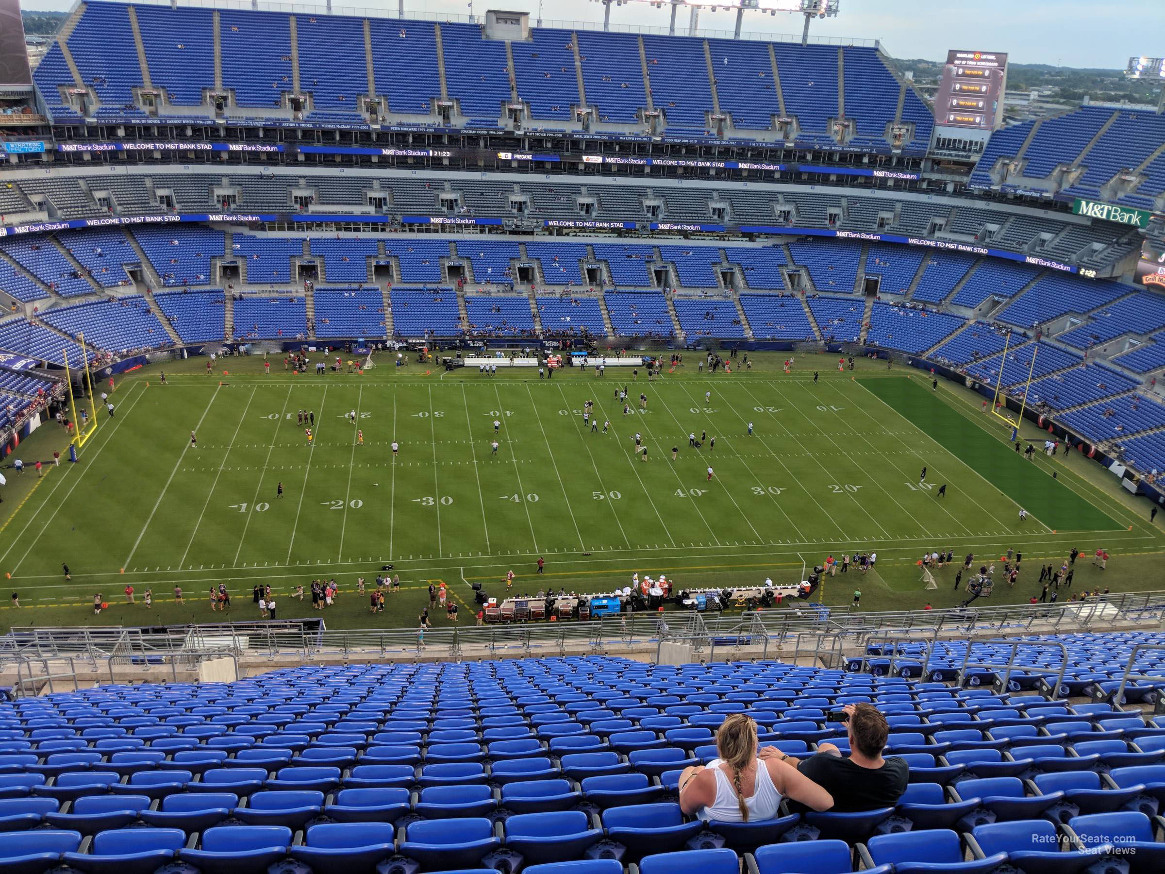 section 501, row 26 seat view  for football - m&t bank stadium