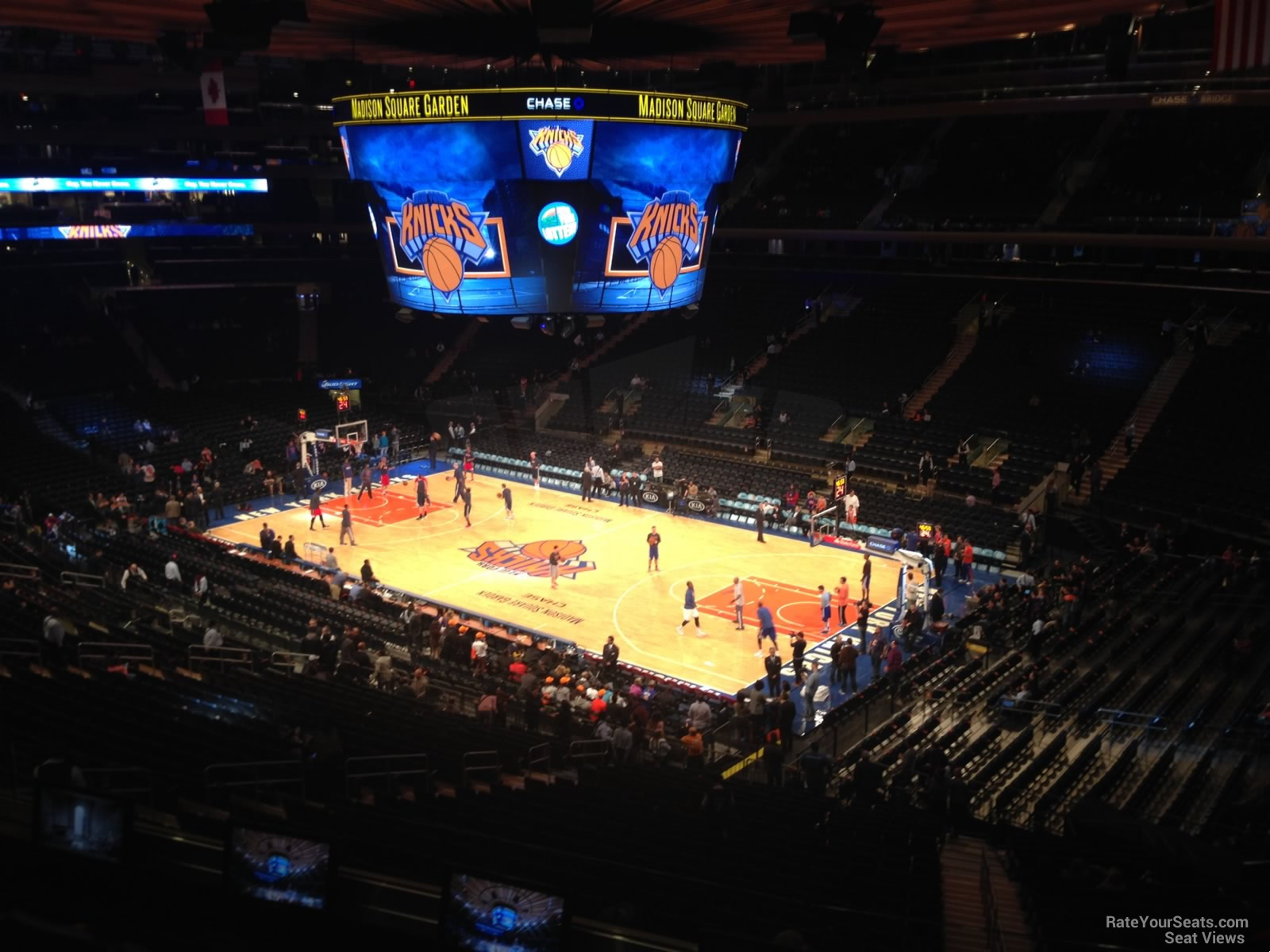 Madison Square Garden Section 214 New York Knicks