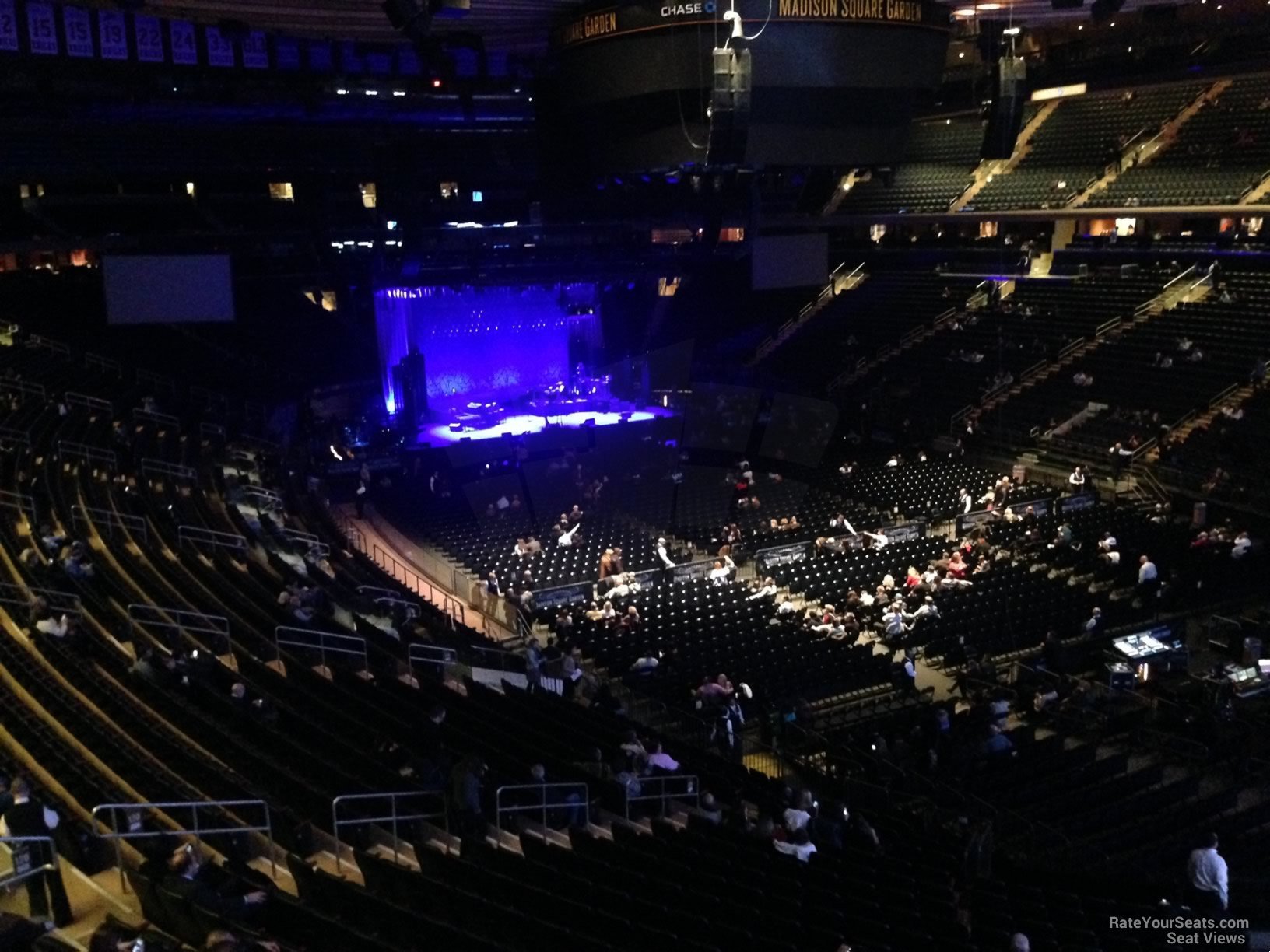 section 201, row 2 seat view  for concert - madison square garden