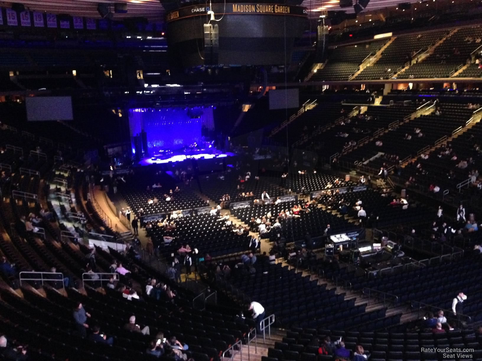 section 202, row 2 seat view  for concert - madison square garden