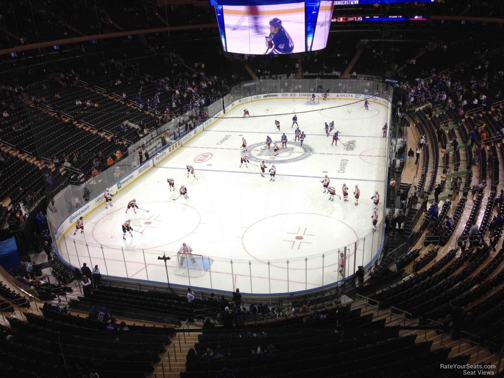 section 418 seat view  for hockey - madison square garden