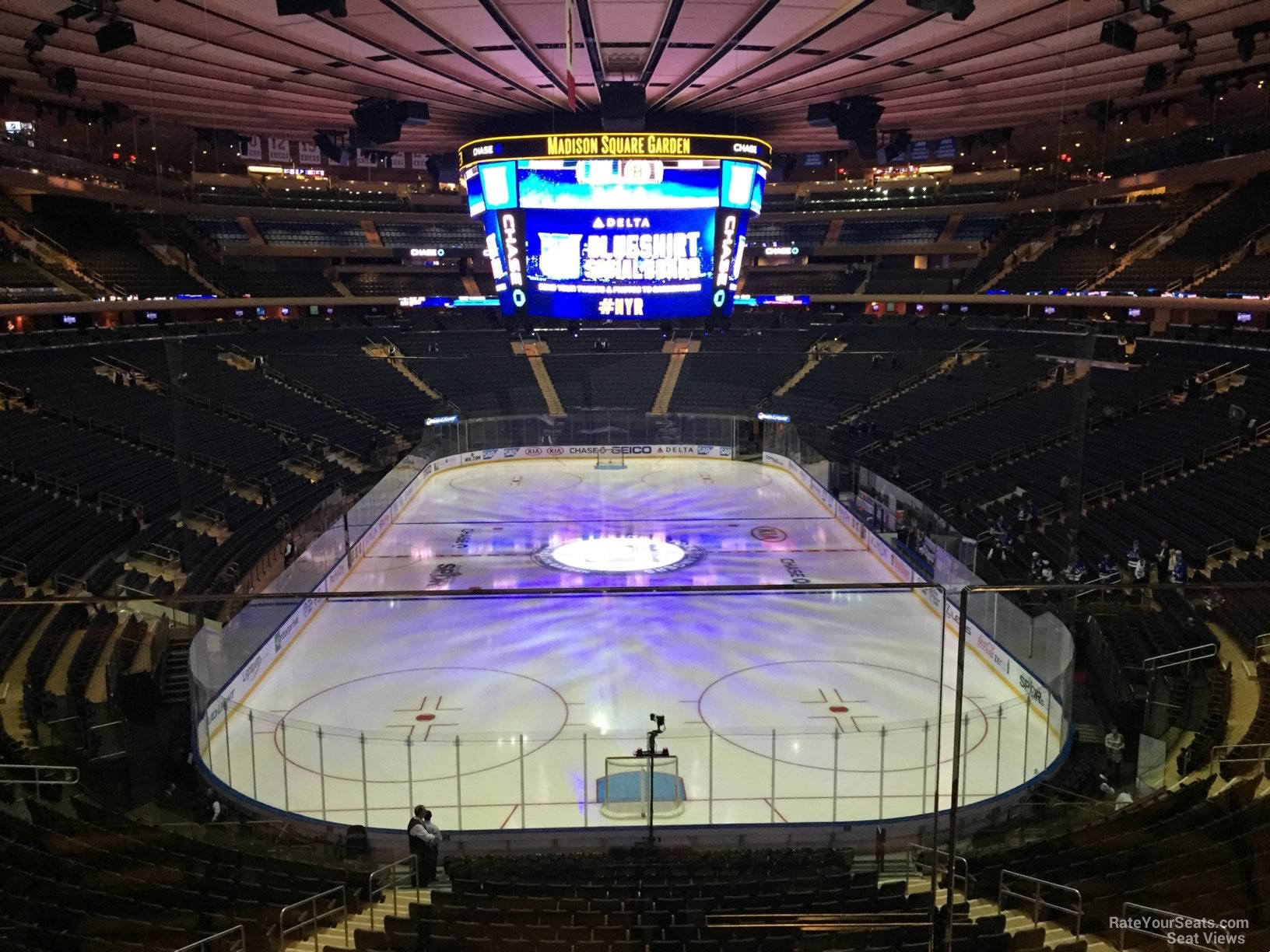 section 204 seat view  for hockey - madison square garden