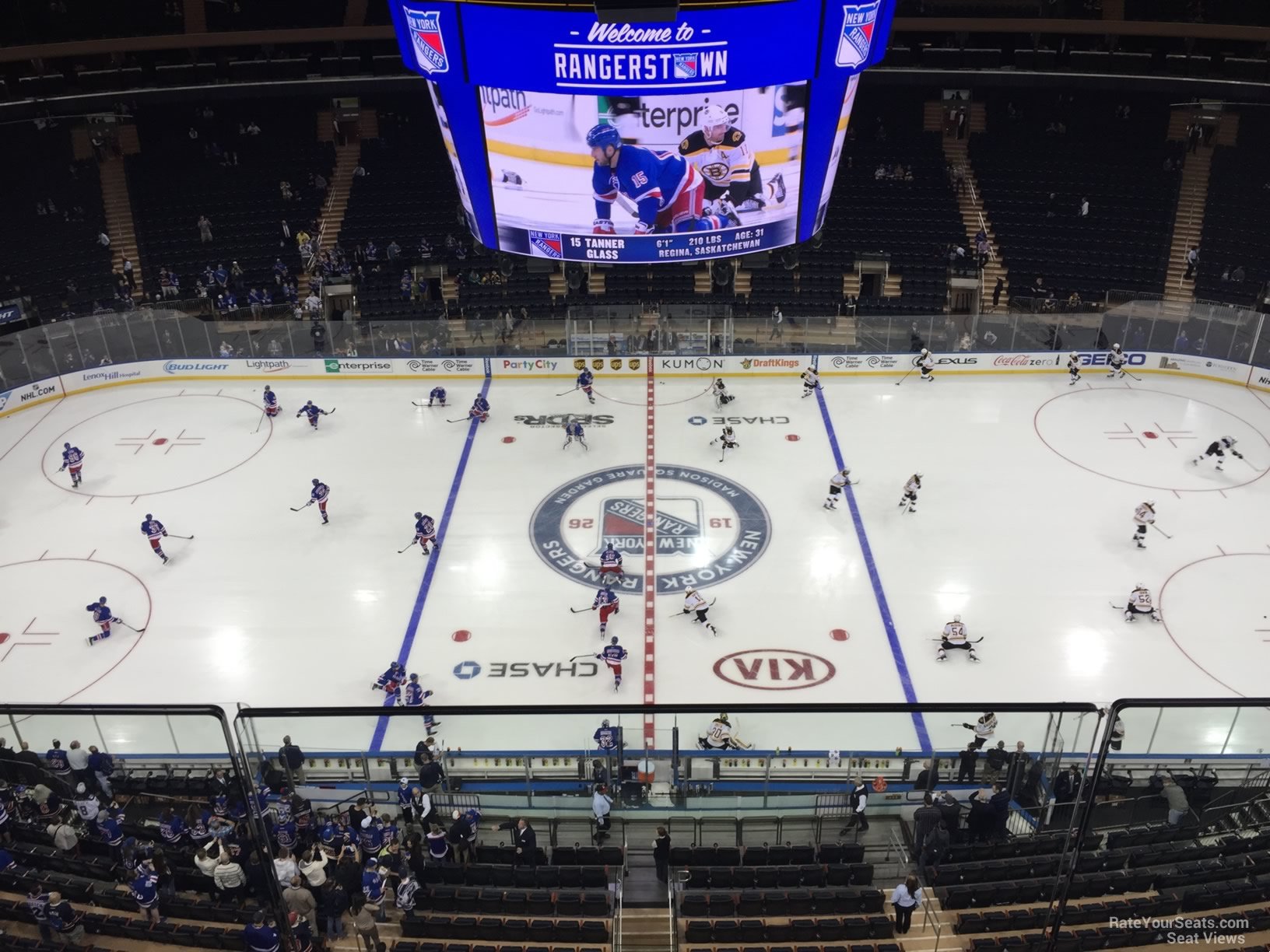 section 313 seat view  for hockey - madison square garden