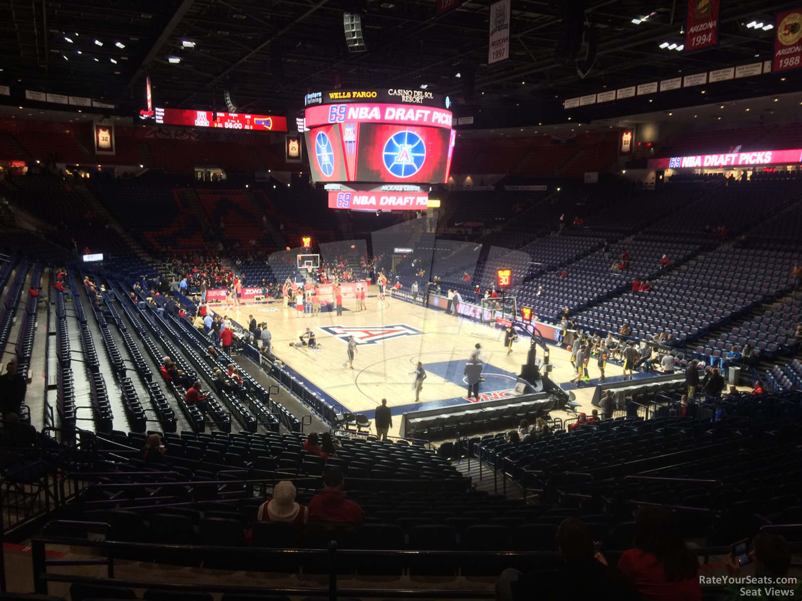 McKale Center Section 11 - RateYourSeats.com1600 x 1200