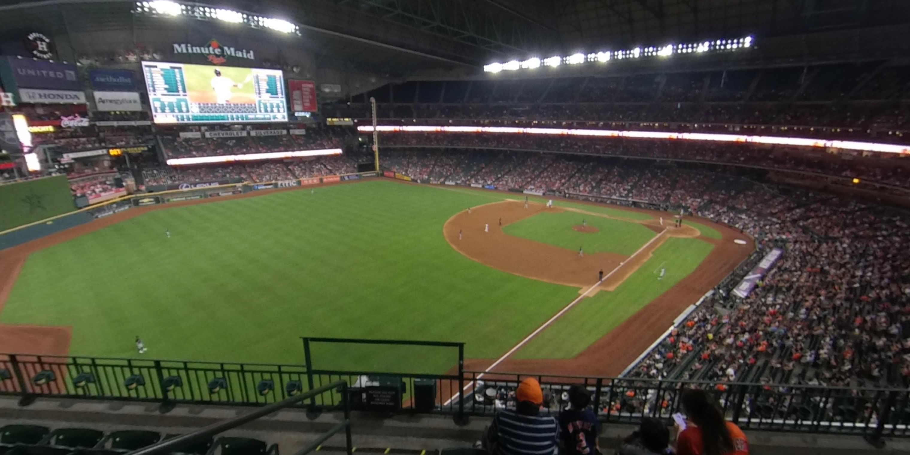 section 305 panoramic seat view  for baseball - minute maid park