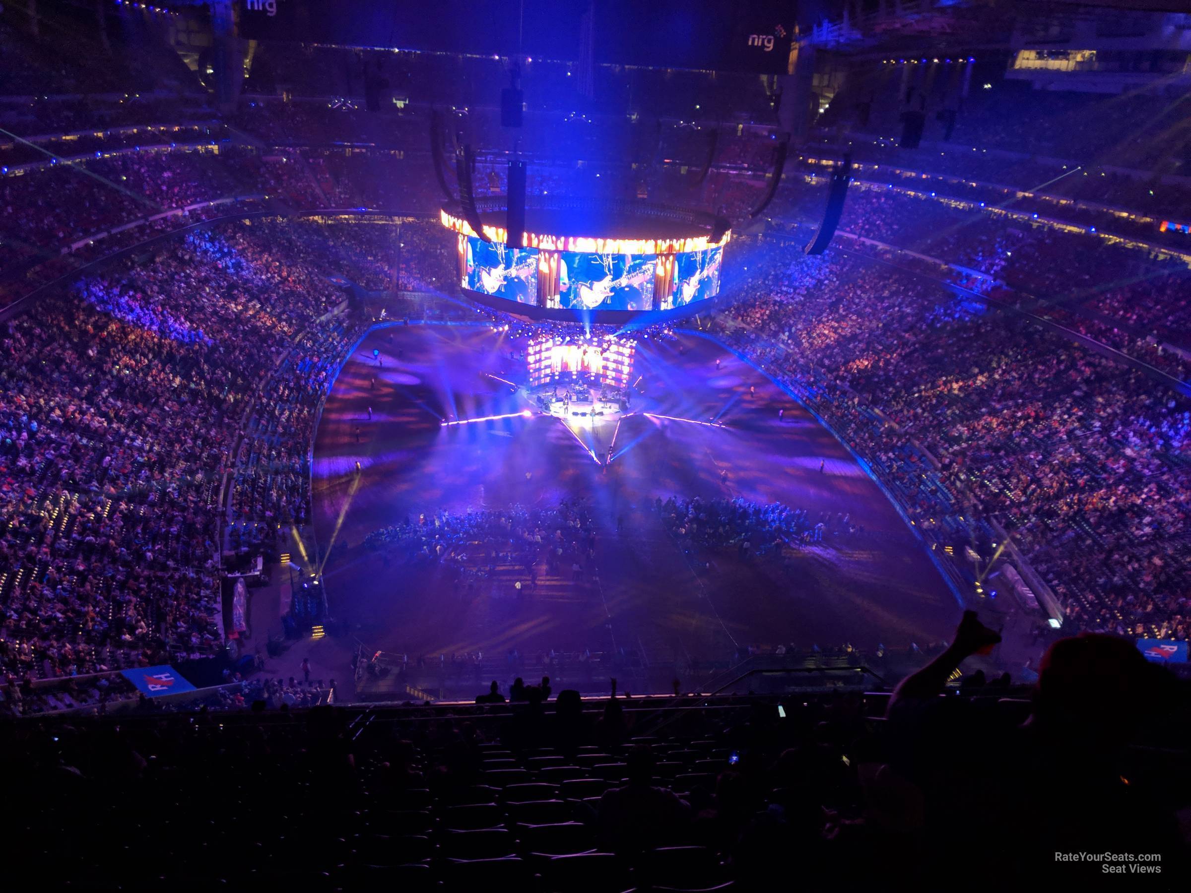section 623, row m seat view  for concert - nrg stadium