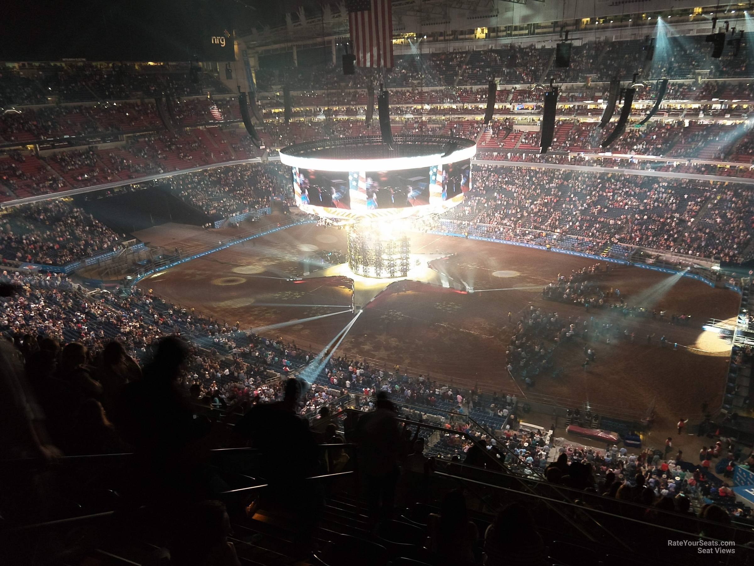 section 630, row h seat view  for concert - nrg stadium