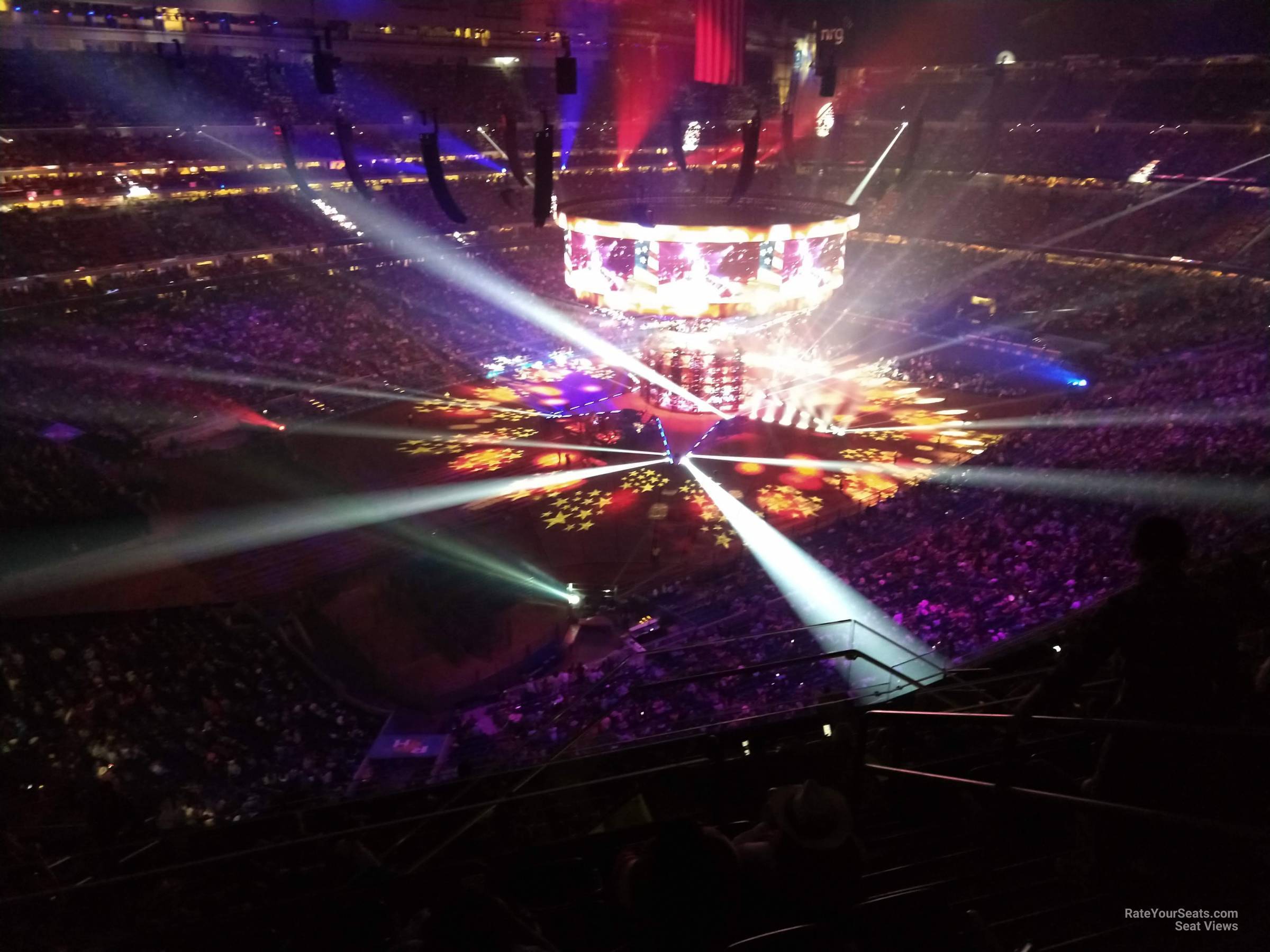 section 641, row h seat view  for concert - nrg stadium