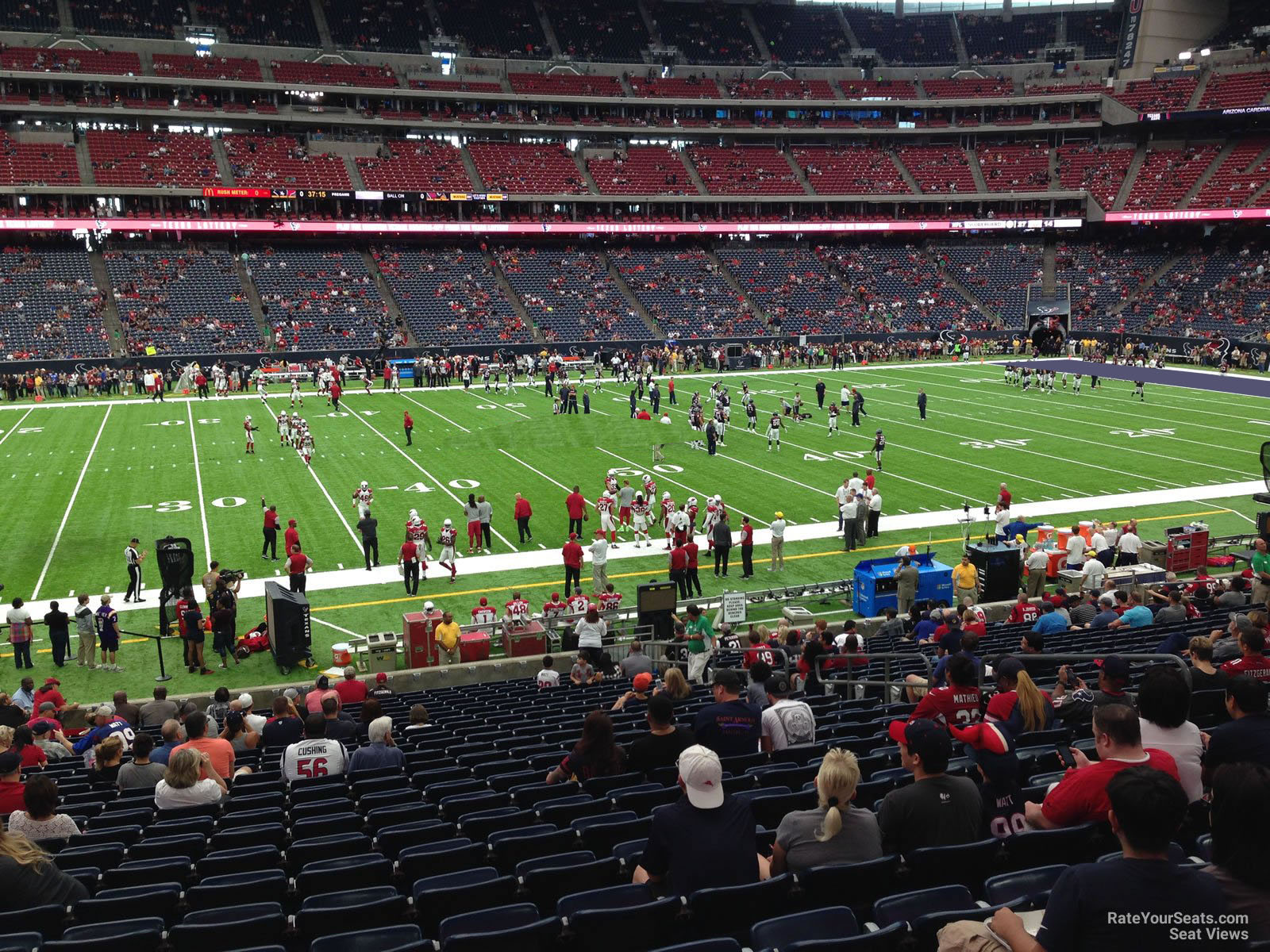 nrg stadium section 128 houston texans rateyourseats com aa stadium seating chart