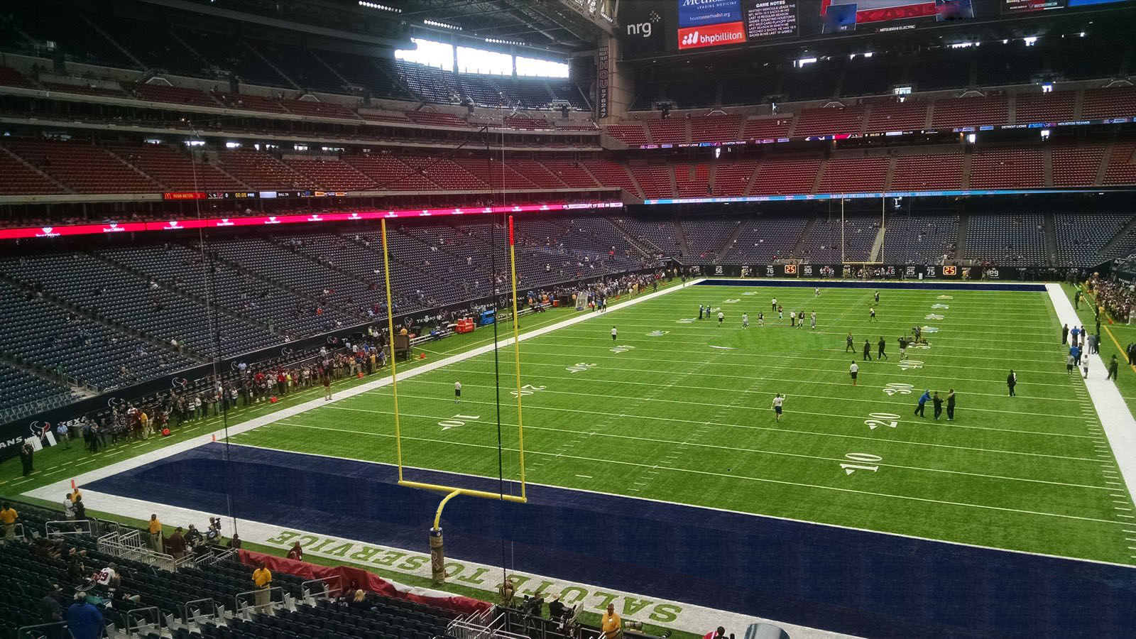 section 322, row a seat view  for football - nrg stadium