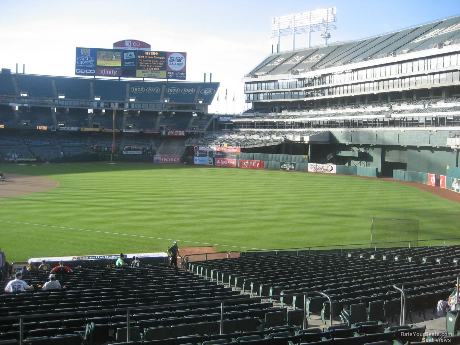 Oakland Coliseum Section 106 Oakland Athletics