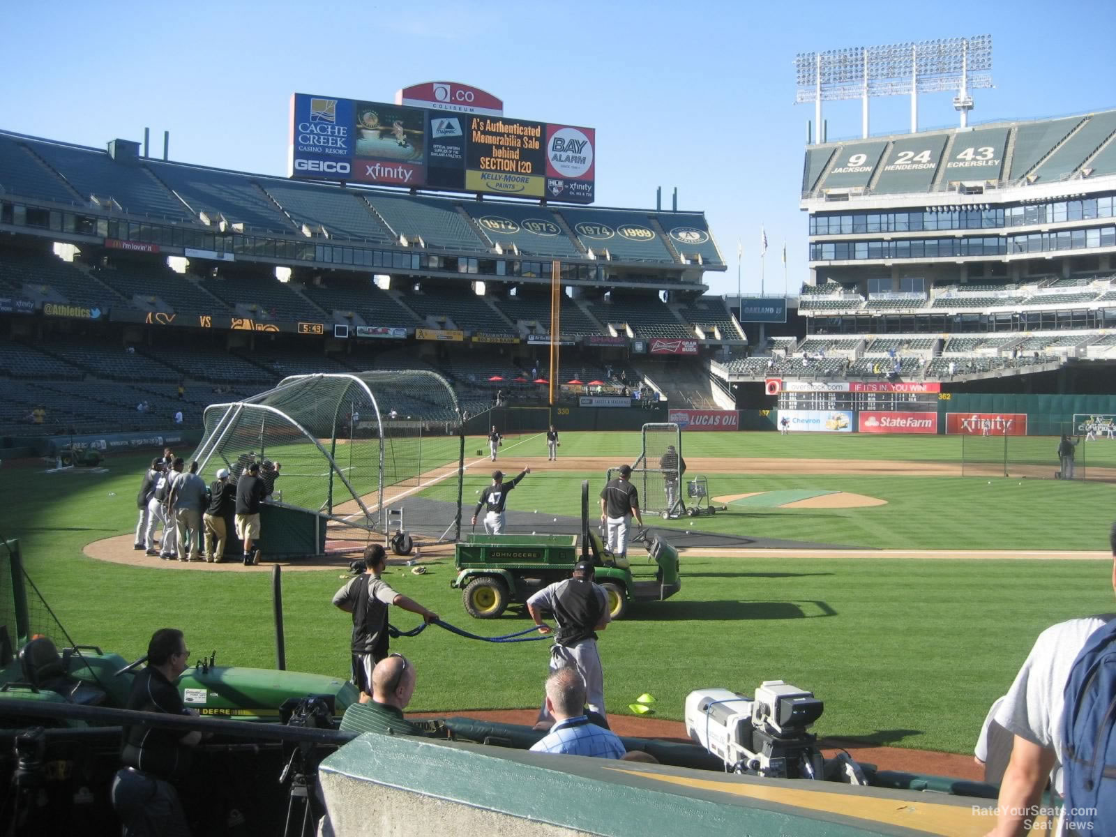 Oakland Coliseum Section 114 Oakland Athletics