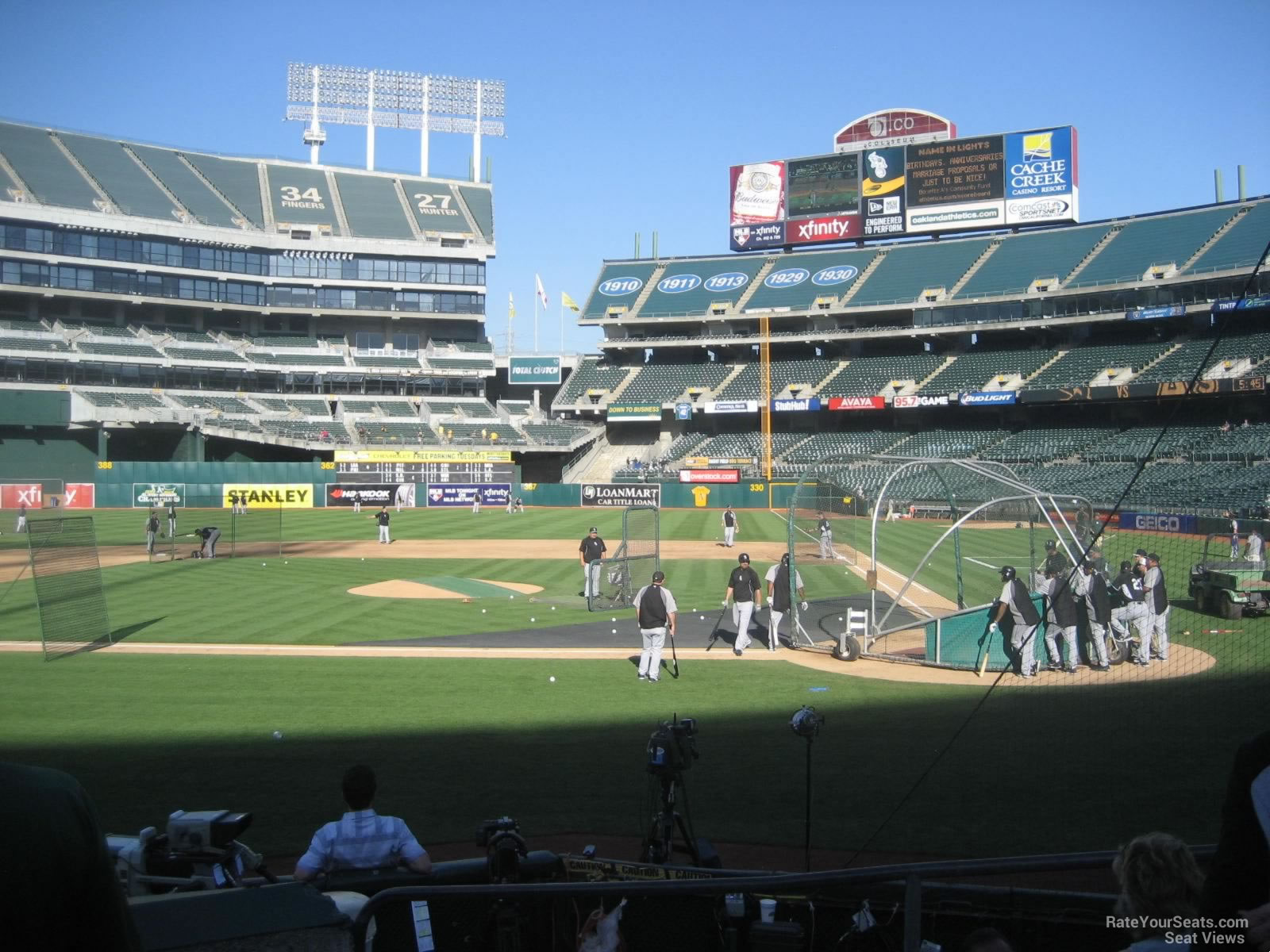 Oakland Coliseum Section 119 Oakland Athletics