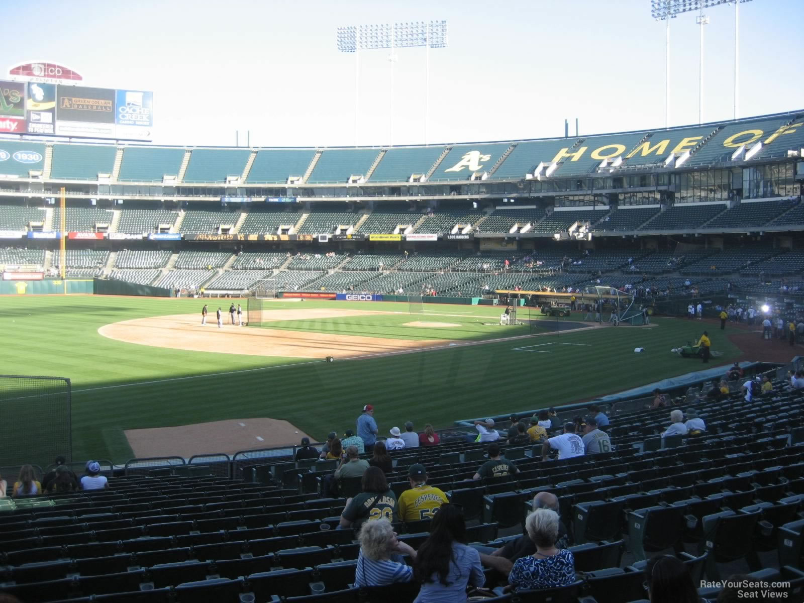 oakland coliseum section 127 oakland athletics oakland raiders seating chart rows