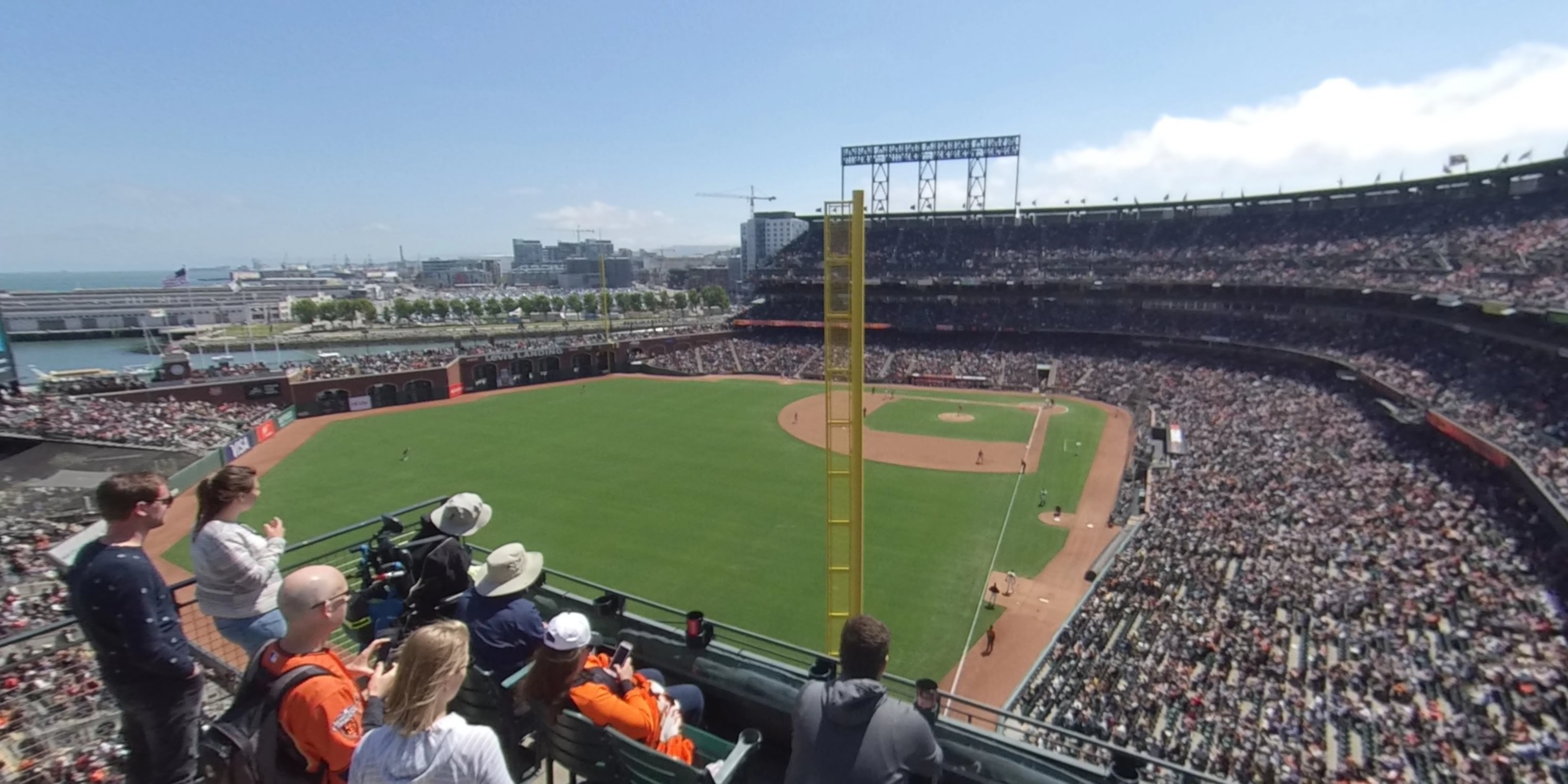 section 334 panoramic seat view  for baseball - oracle park