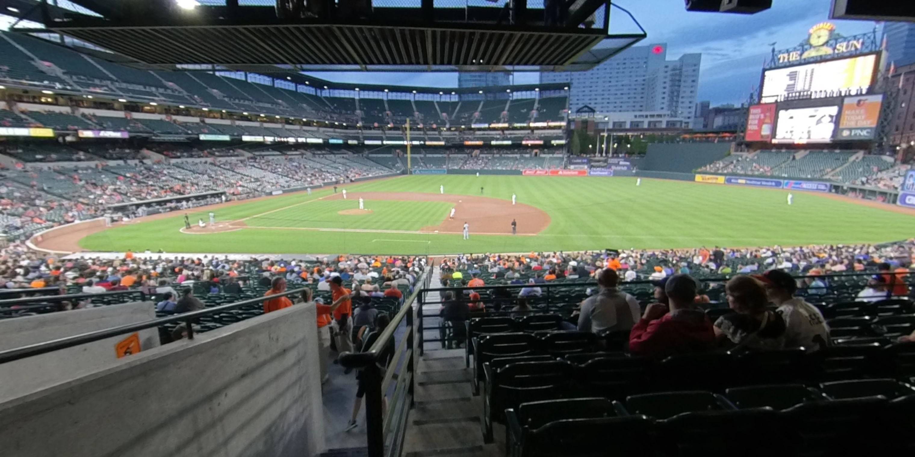 section 17 panoramic seat view  - oriole park