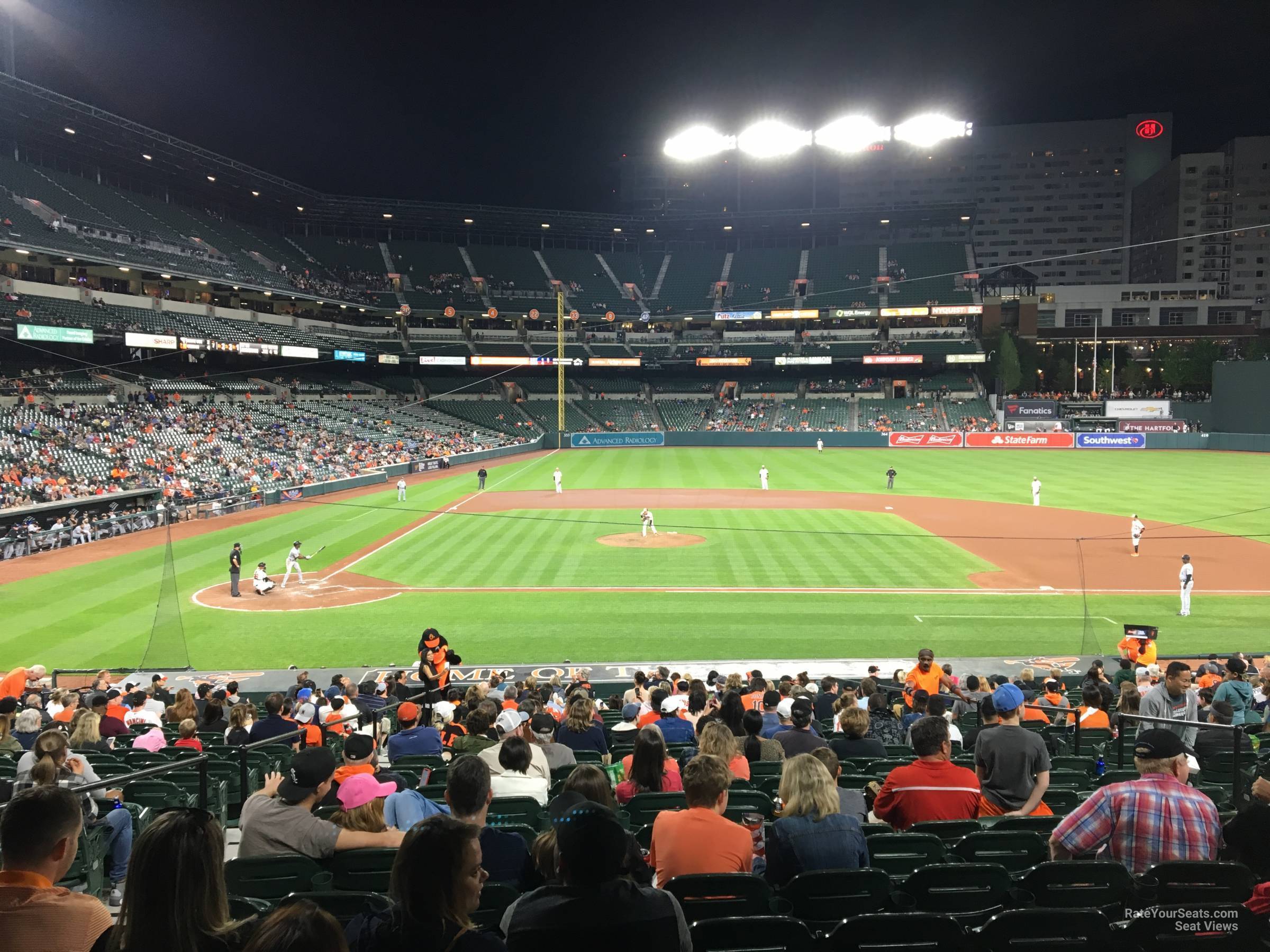 section 24, row 27 seat view  - oriole park