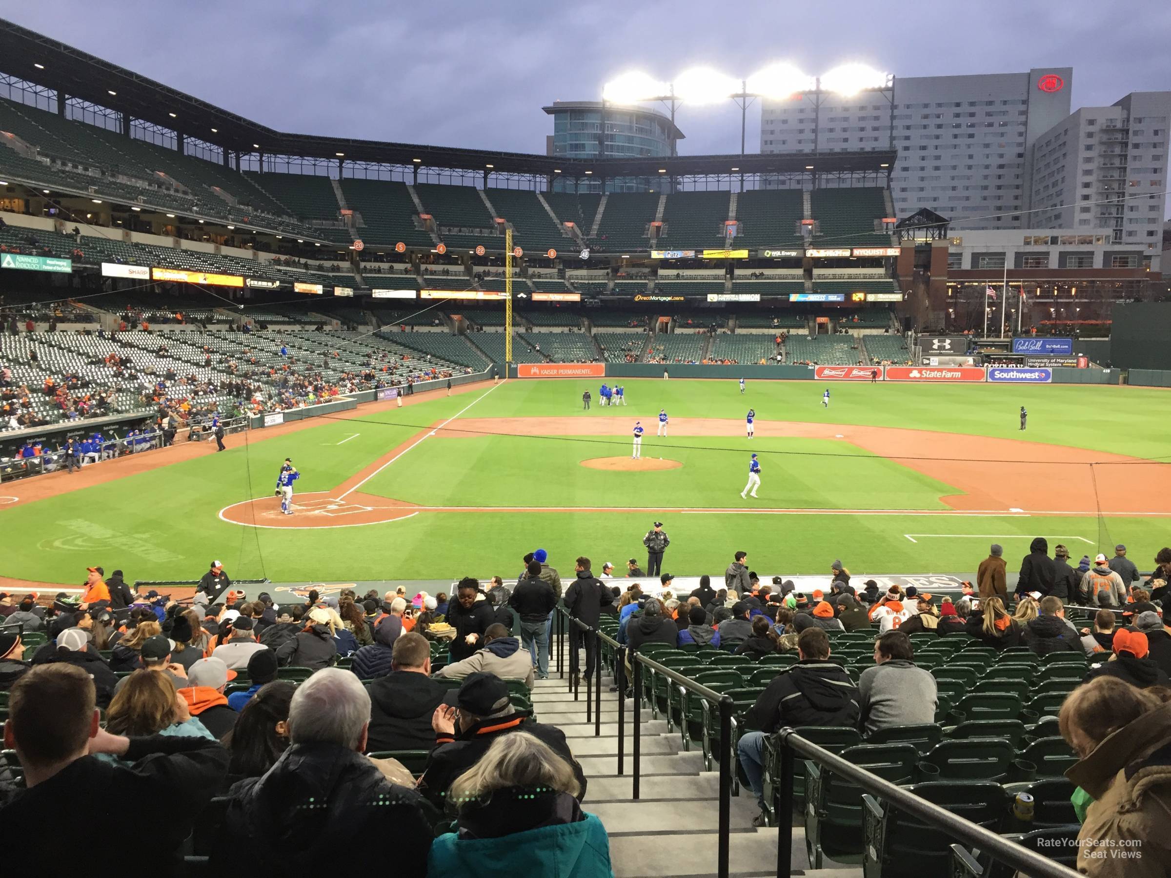 section 26, row 20 seat view  - oriole park