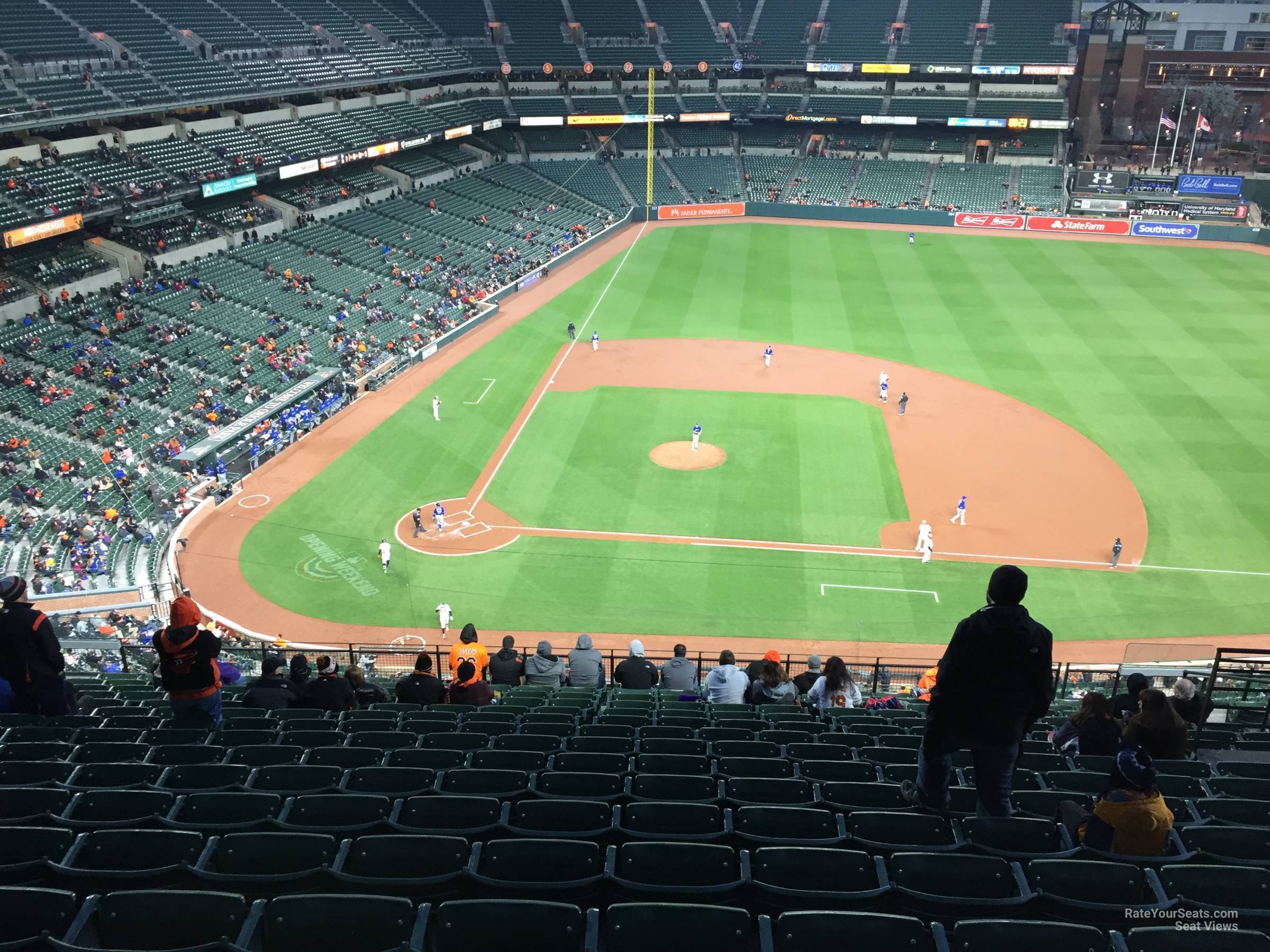 section 324, row 15 seat view  - oriole park