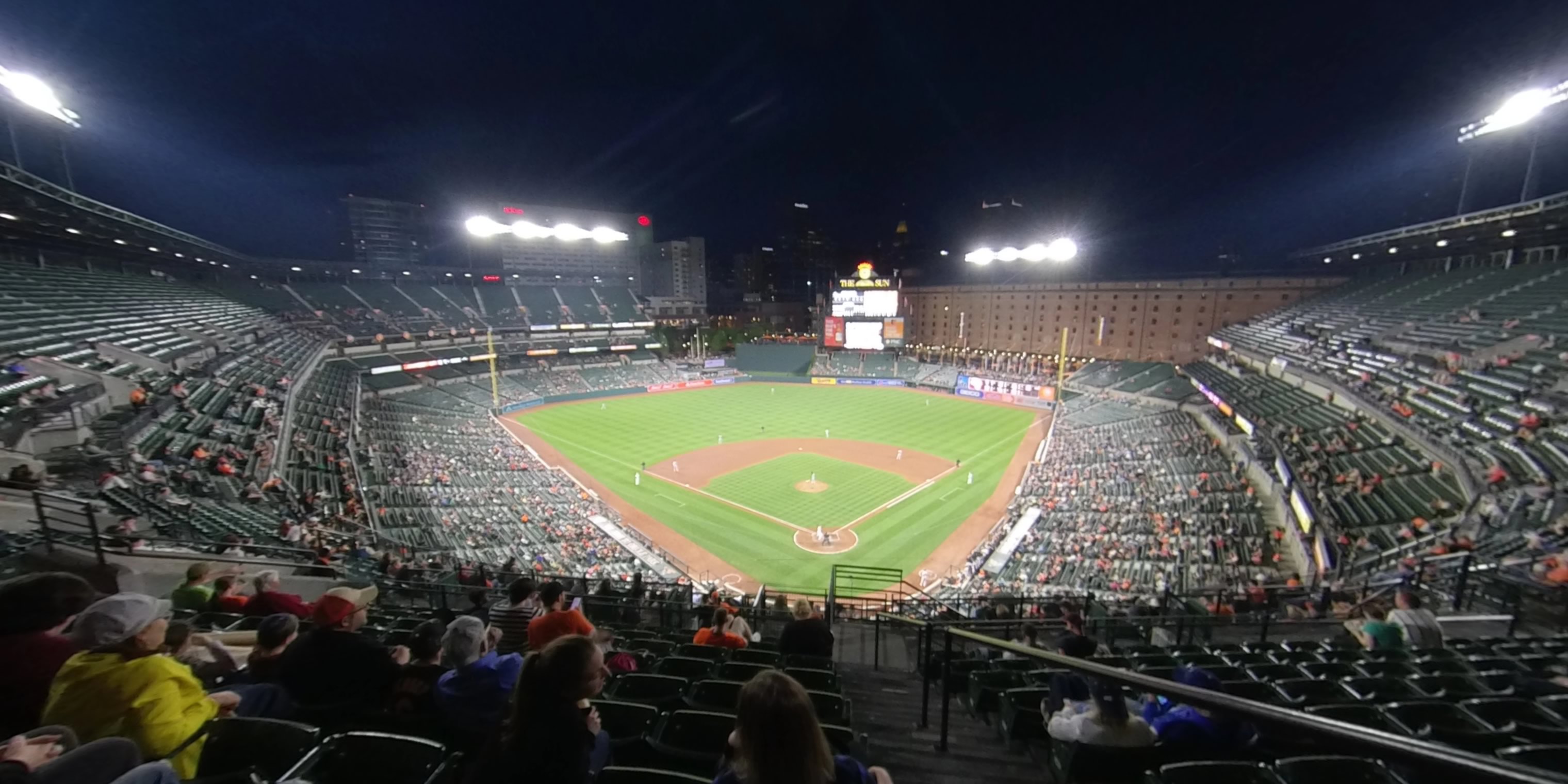section 336 panoramic seat view  - oriole park