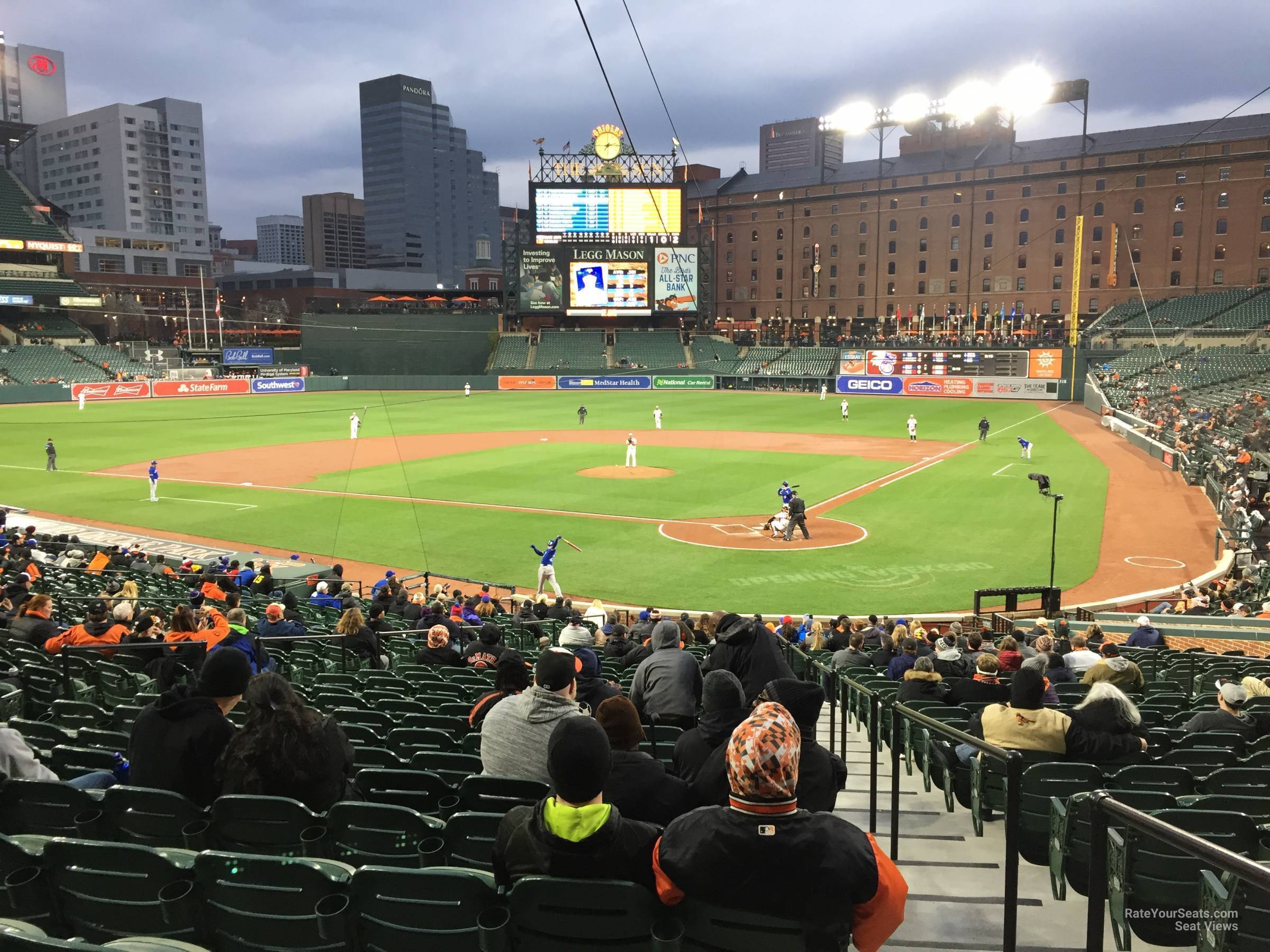 section 42, row 20 seat view  - oriole park
